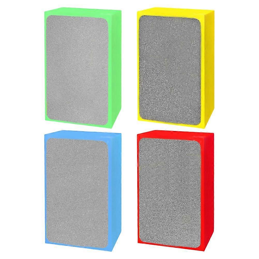 4PCS Glass Grinding Block Pads, Durable Poly Tool for Multi-Purpose Stone Marble Polishing, Metal Polishing Discs