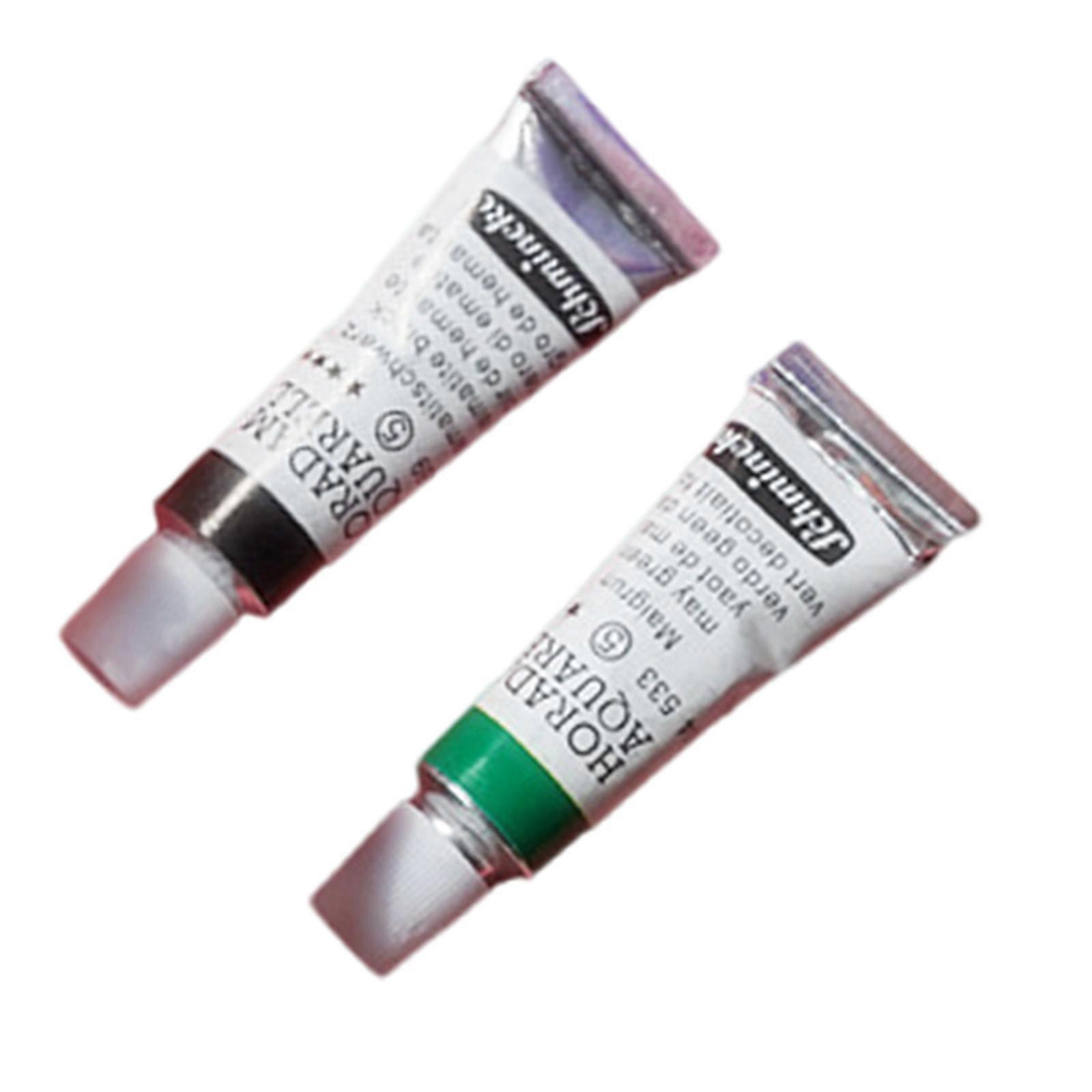 2PCS Colorful Artist Hair Clip Watercolor Pigment Hair Decoration For Art Classes Exhibitions and Back to School Day  Random color