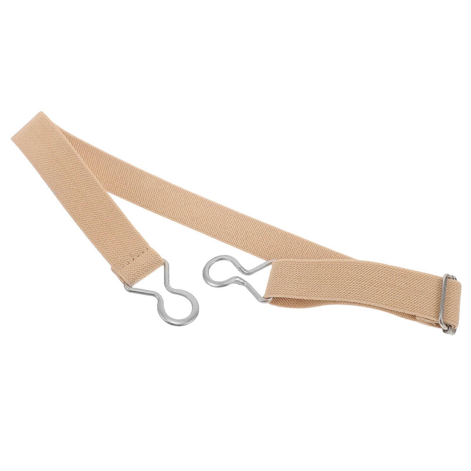 Elastic Waist Belt For Children Daily Wear Beige Simple Design Versatile Style 1Pack
