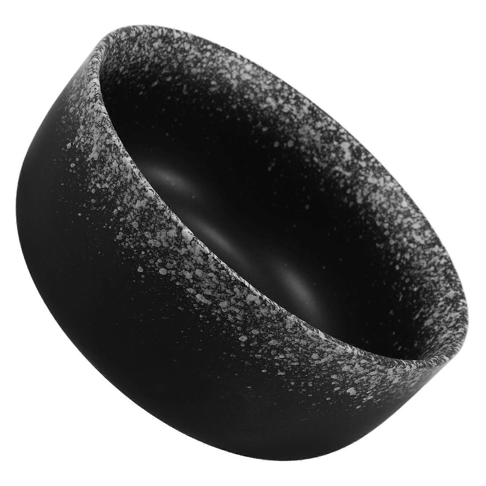 Black Ceramic Bowl for Home Use Practical and Multi Salad Rice Bowl 6 5 inch