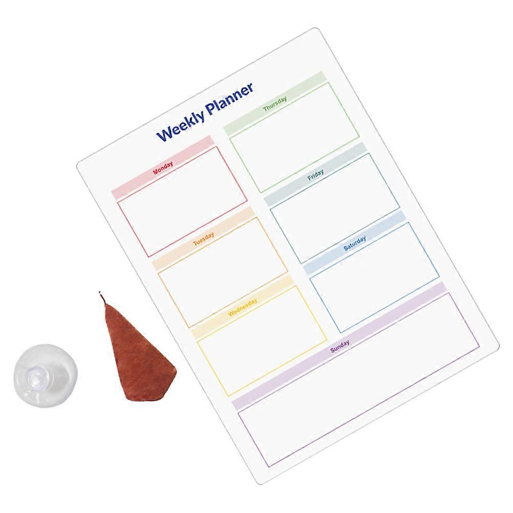 Schedule Magnetic Fridge Board Dry Erase Board Refrigerator Board Adults 1 Set