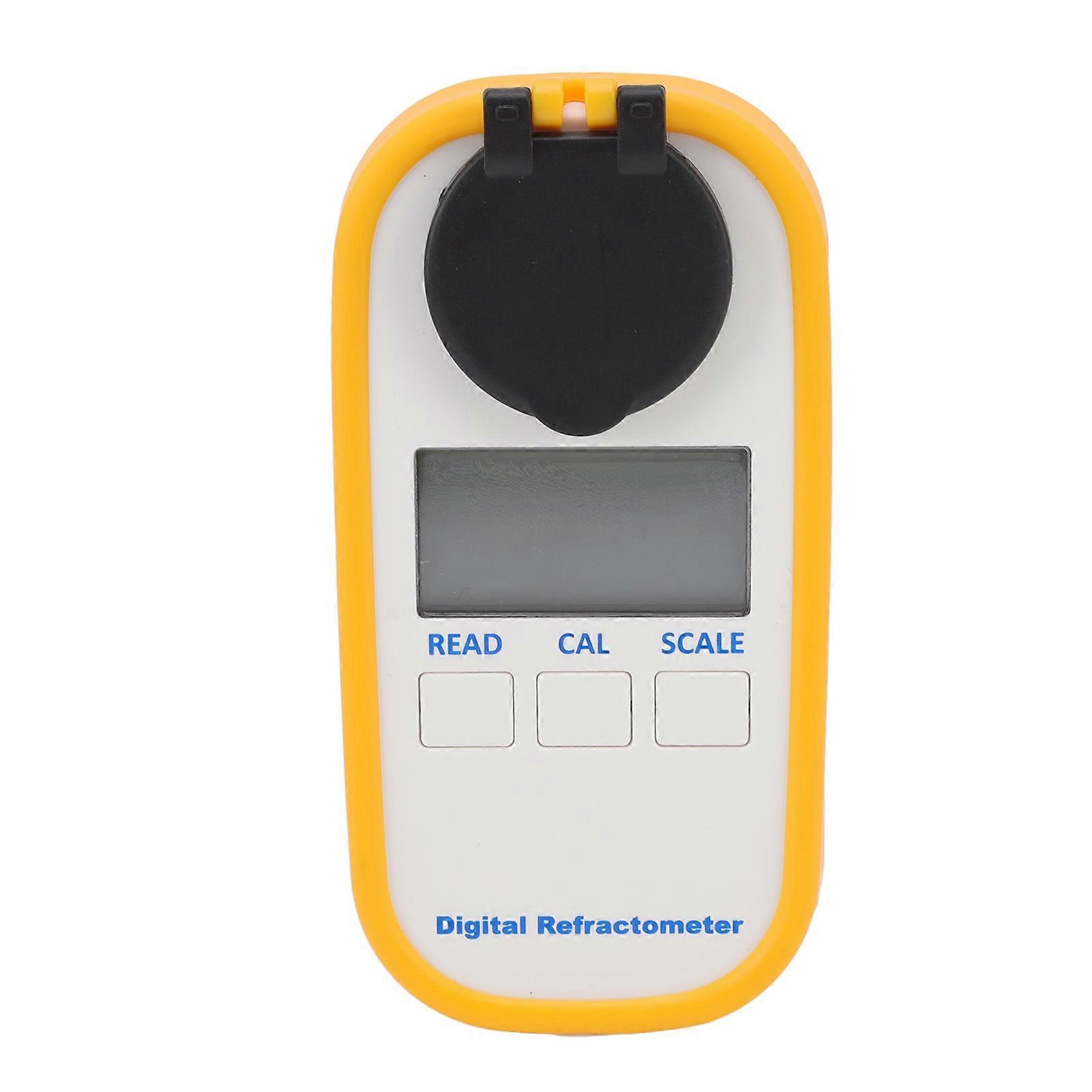 Handheld Refractometer Accurate Digital Display Fruit Brix Pocket Sugar Meter for Pear Watermelon