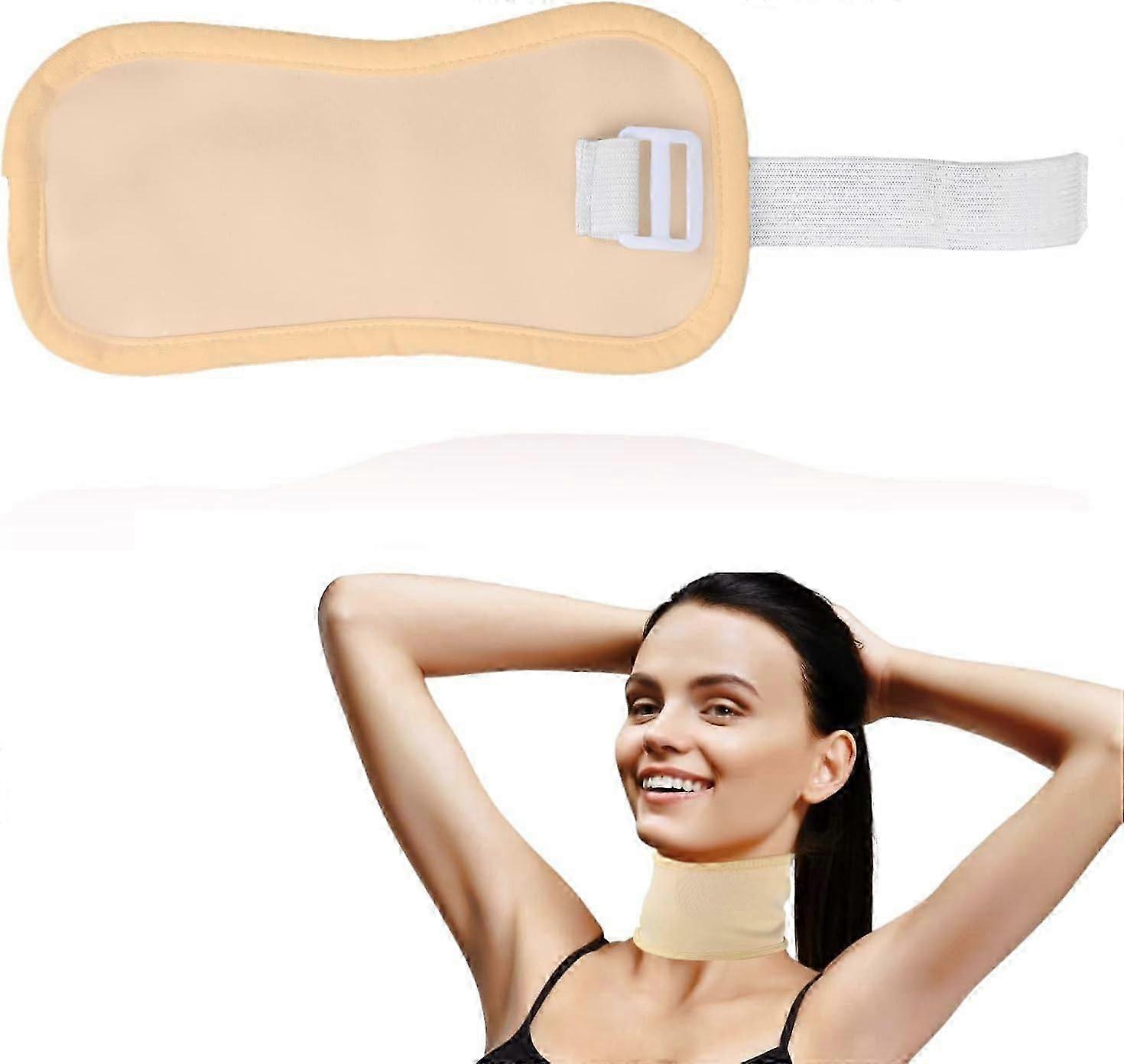 甲状腺頸部用ヒマシ油パック、再利用可能なヒマシ油キットラップ調節可能な竹