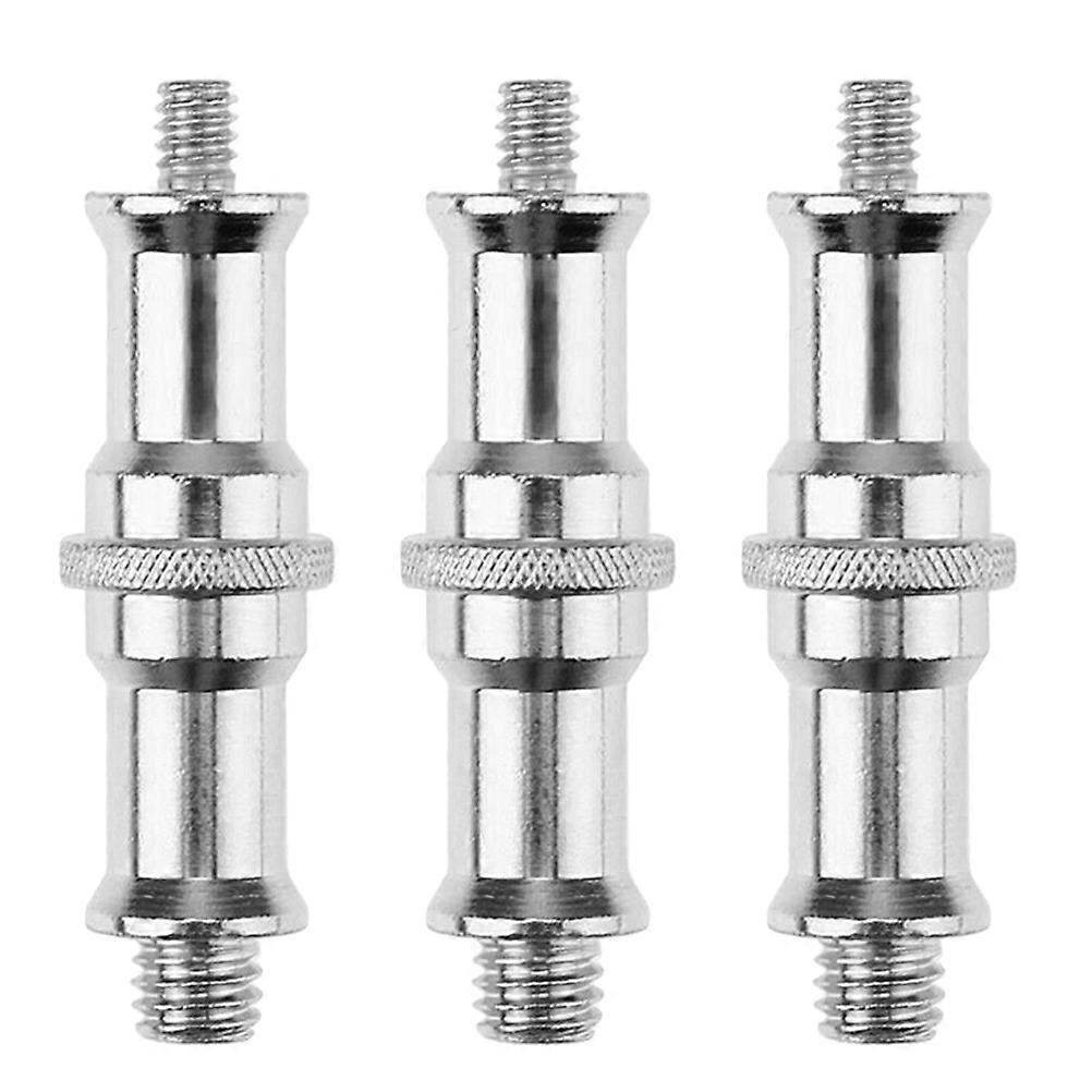 3pcs Cold Shoe Adapter with Durable Spigot Threaded Connectors for Camera, Light Stands, and Photography Accessories