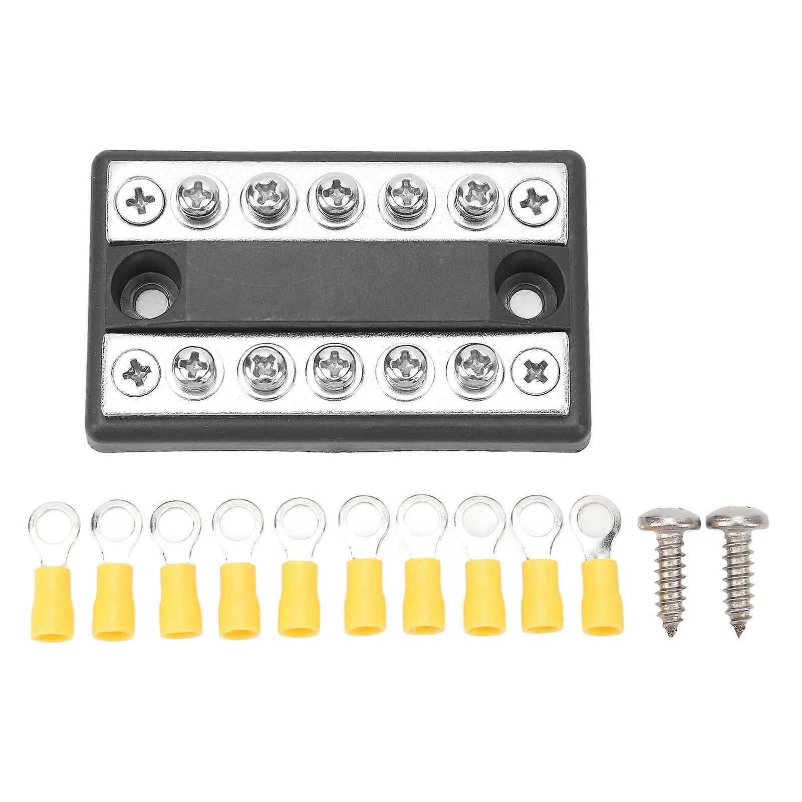 12V 48V Fuse Block 5 Way Dual Row 100A Power Distribution