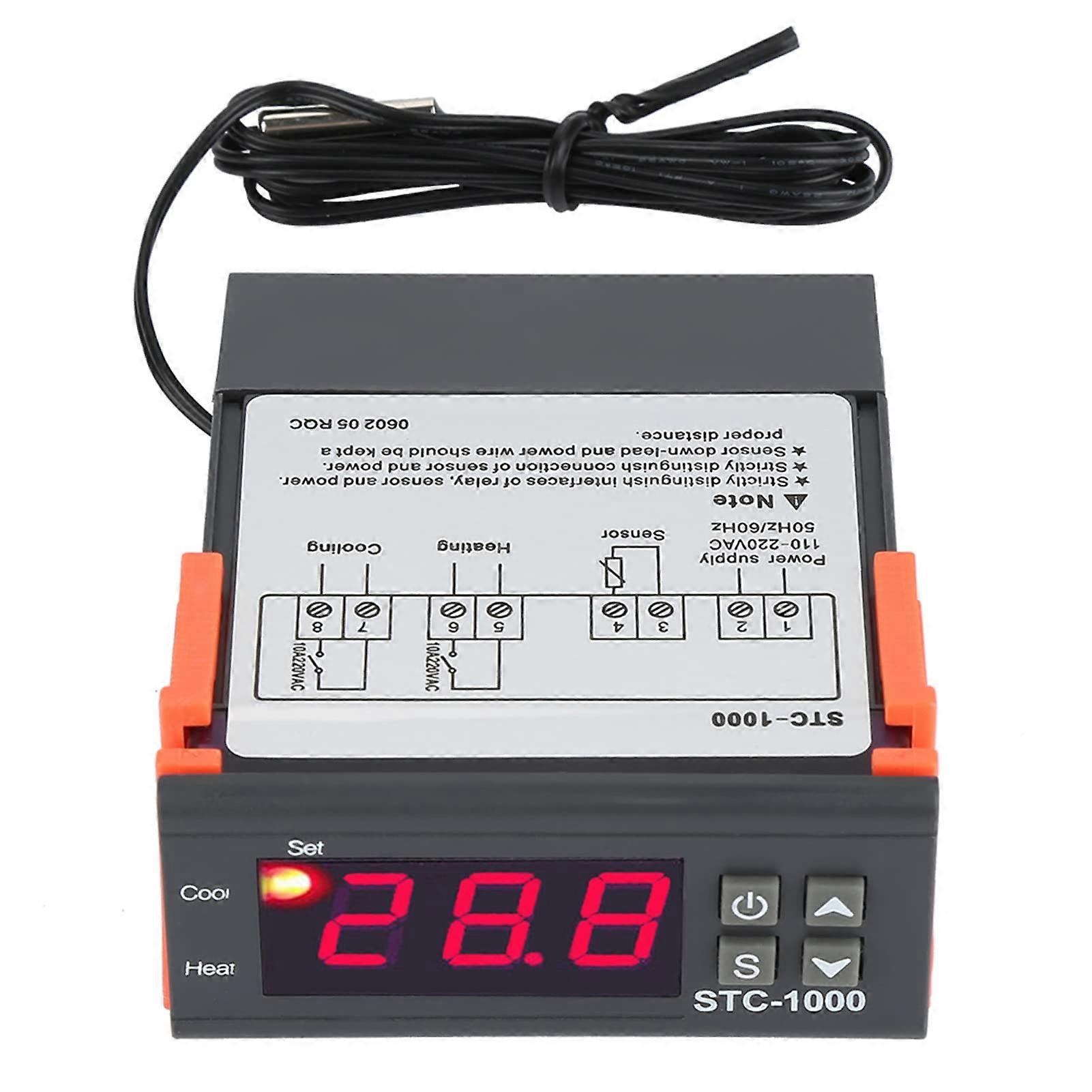 Digital temperature controller, Electric thermostat control for aquariums and terrariums
