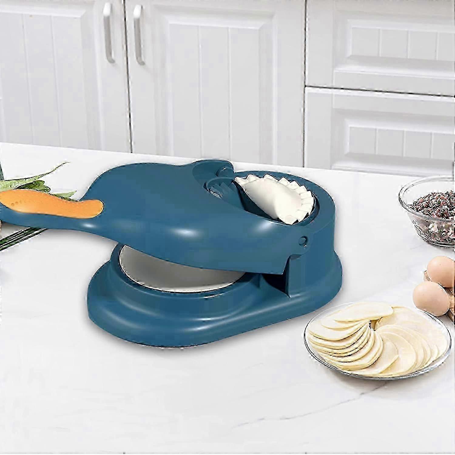 Dumpling Maker with Skin Tool and Mould Print for Kitchen Use