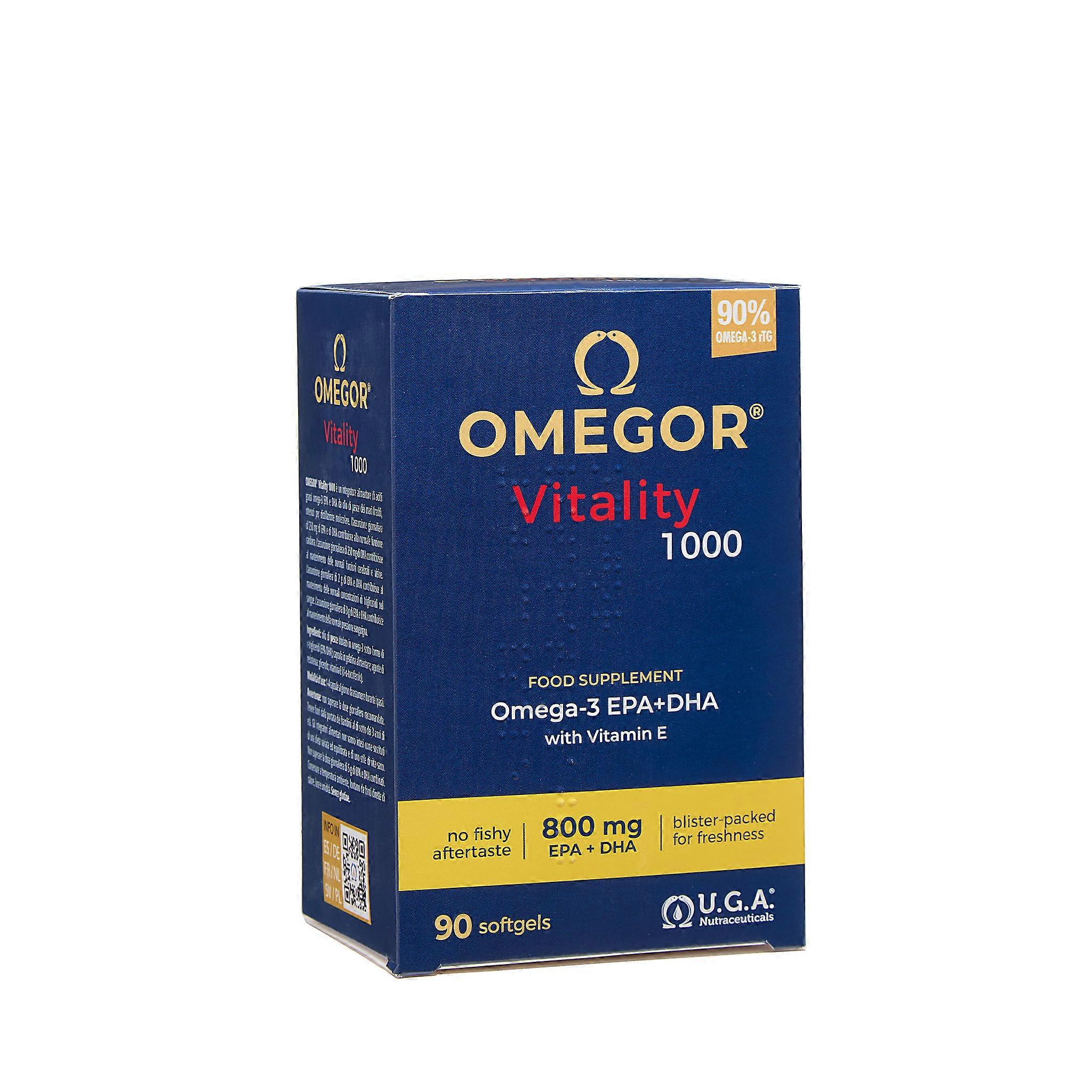 Omegor Vitality 1000 - Omega3 Epa en DHA 90 capsules