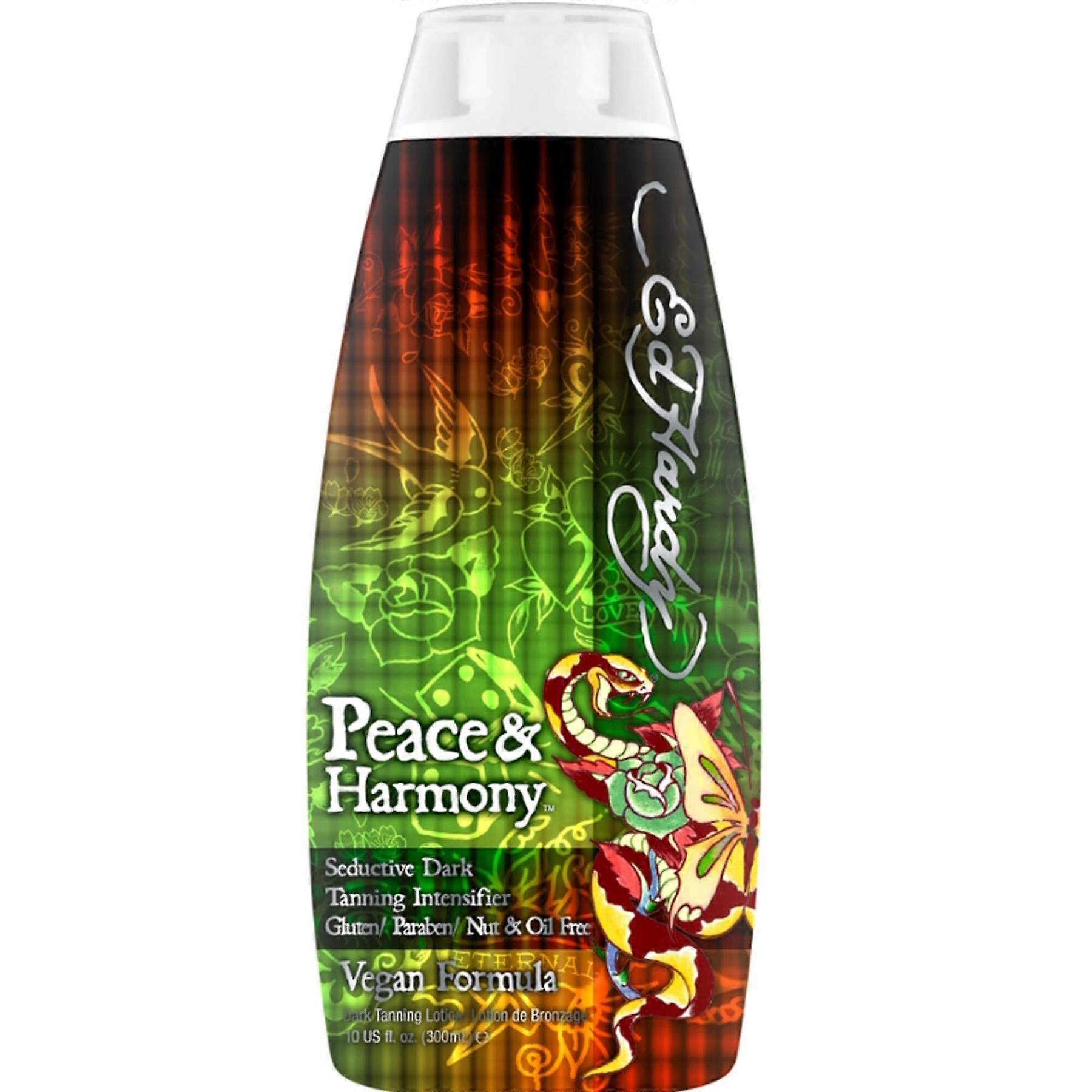 Ed Hardy Peace & Harmony Dark Tanning Intensifier Vegan Formula Bronzer - 300ml