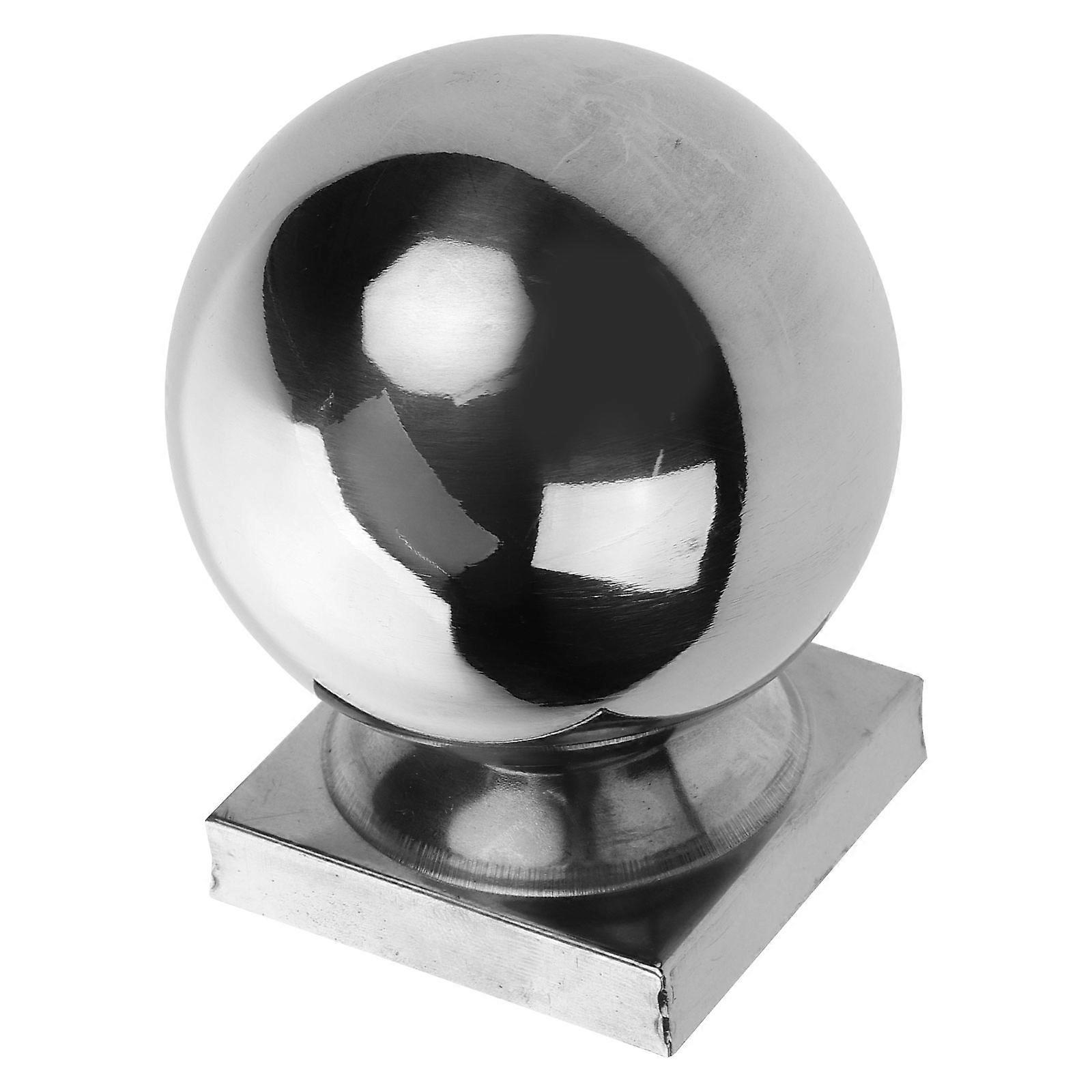 Stainless Steel Handrail Finial Balls Durable Post Caps for Fence Stair Railings Elegant Design Enhanced Aesthetic Appeal Easy Installation Outdoor