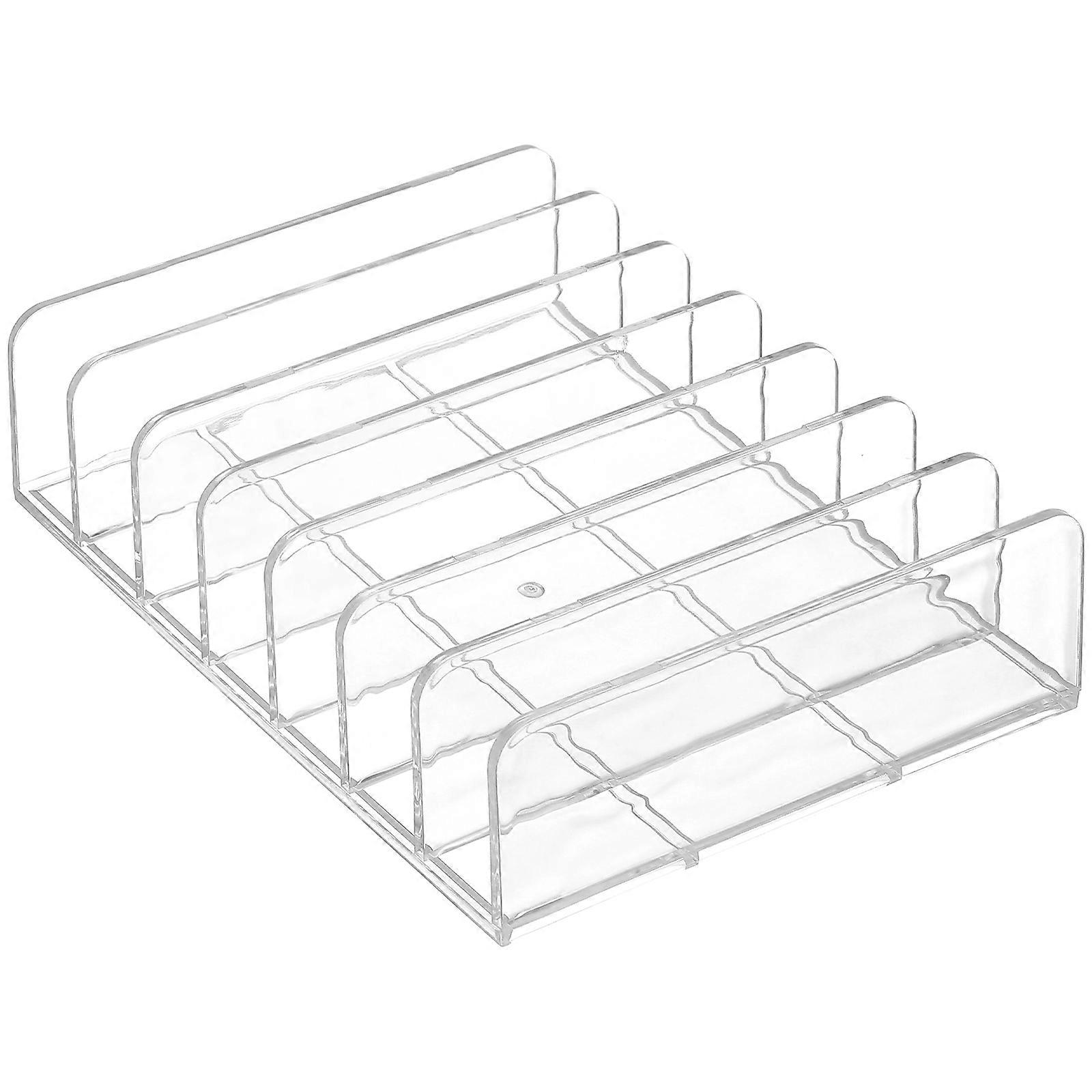 Makeup Palette Organizers Acrylic Display Stand For Makeup Enthusiasts 16.80X12.00X4.50CM Rectangular Shape 1Pack