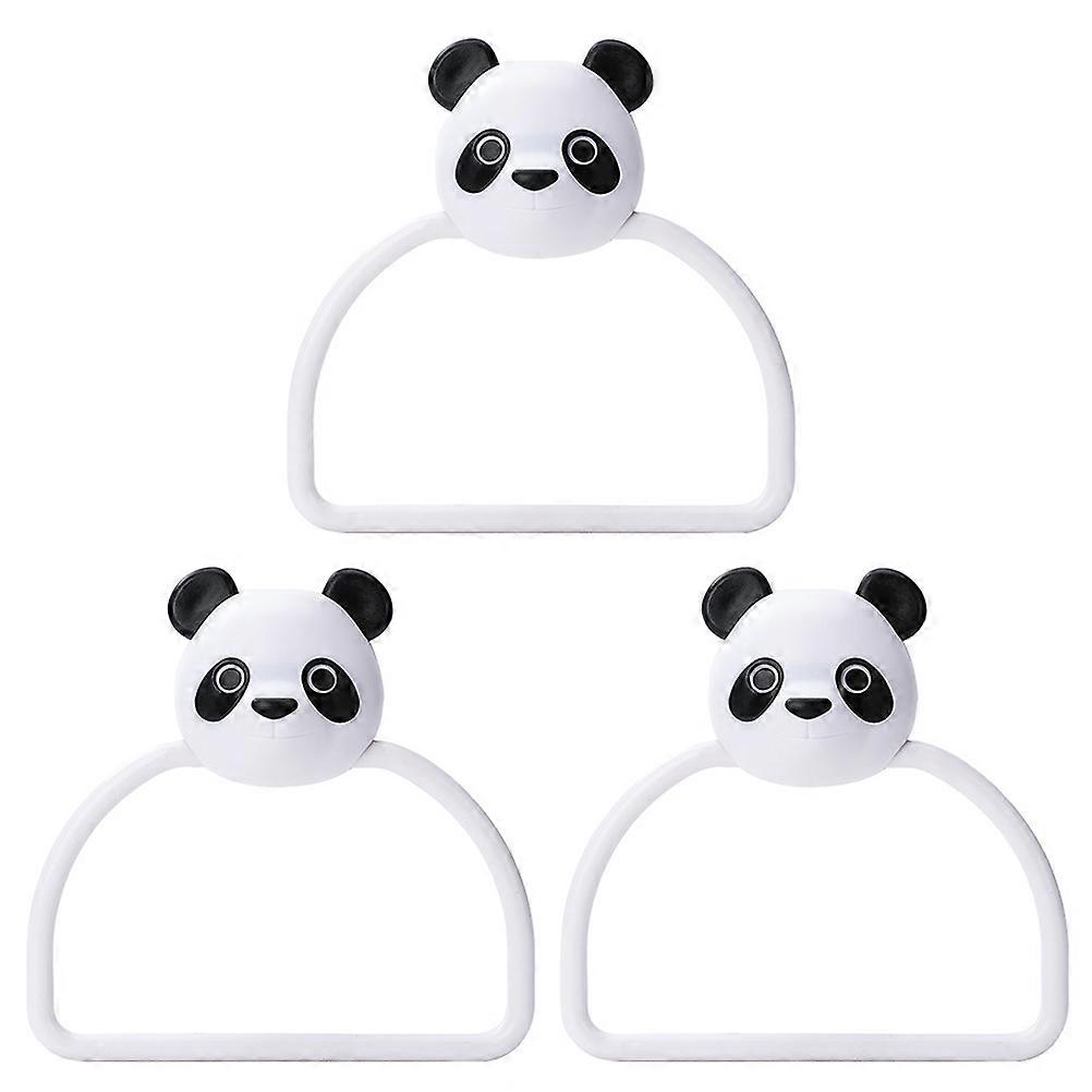 Bathroom Towel Racks 3Pcs Scratch-Resistant Towel Holder Wall Mounted Perfect For Hanging Towels In Kitchen Use