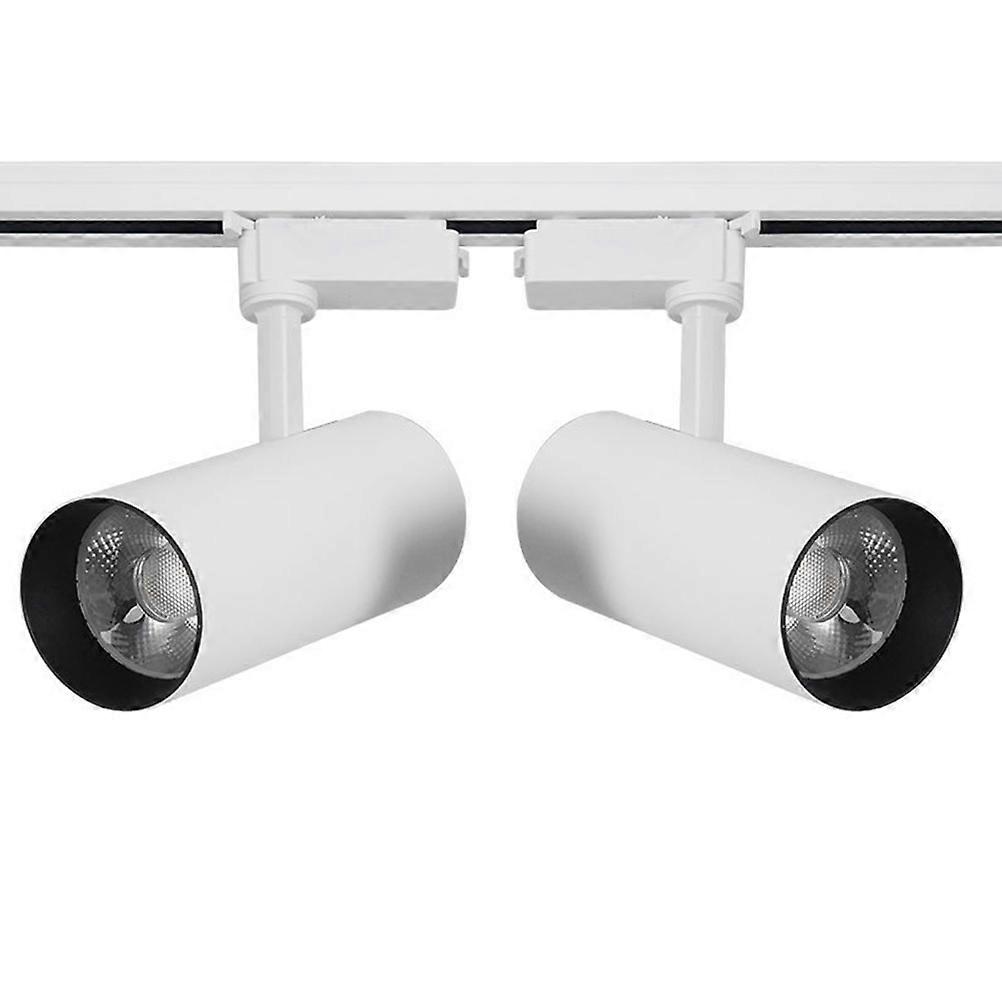 220V 20W LED COB Spotlight Indoor Ceiling Light Straight Track Design 1Set 3000K Color For General Users