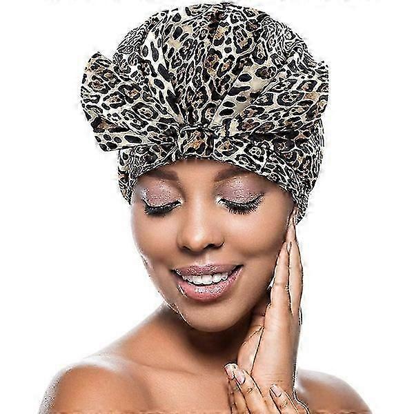Waterproof Reusable Women's Shower Cap with Adjustable Forehead Shape