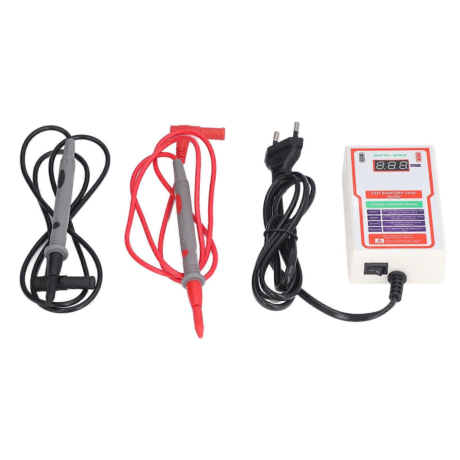 0-300V LED Backlight Tester with LCD Screen for TV Repair, EU Voltage 85-265V