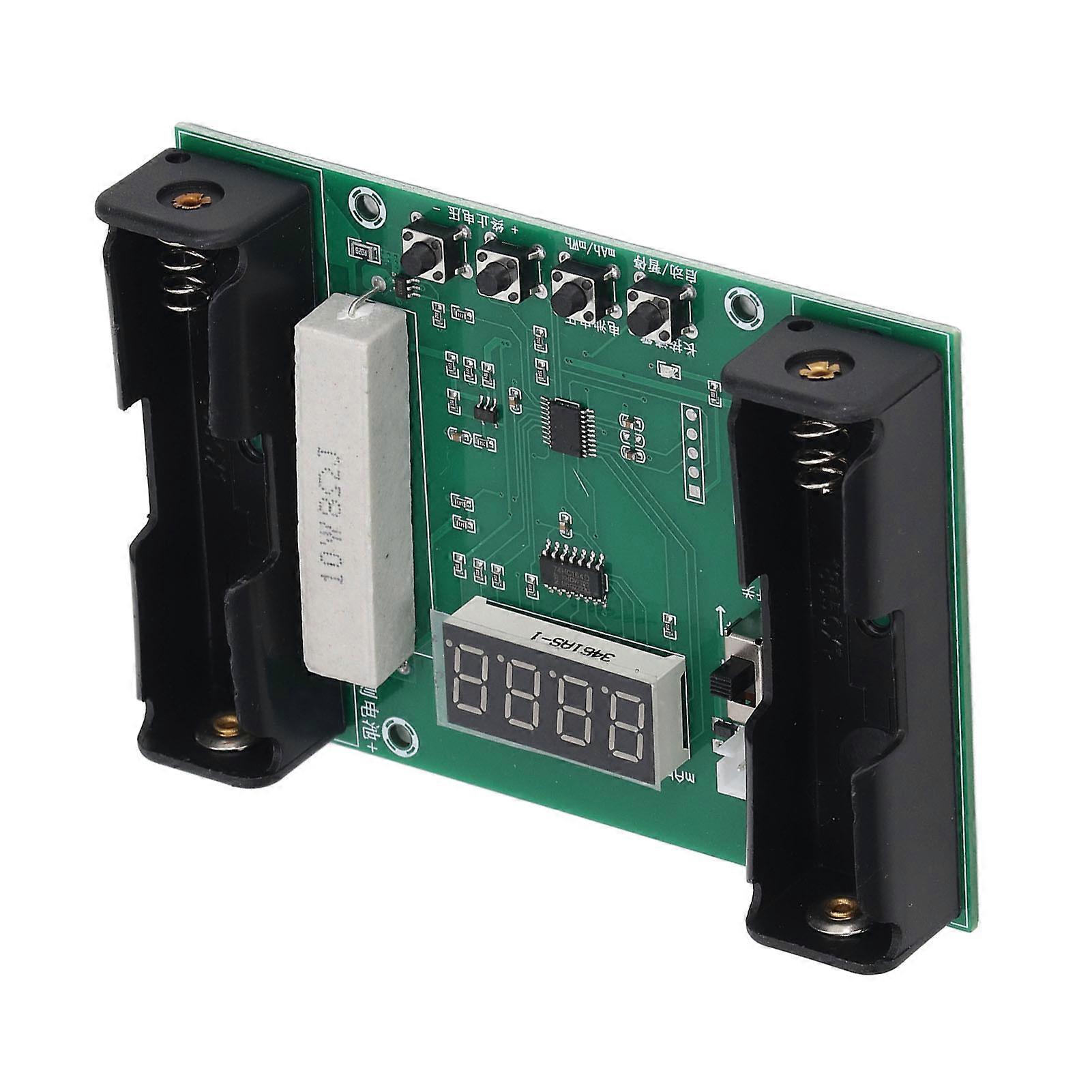 Battery True Capacity Module Low Voltage Alarm Automatic Shutdown Digital Lithium Battery True Capacity Tester DC 5‑12V