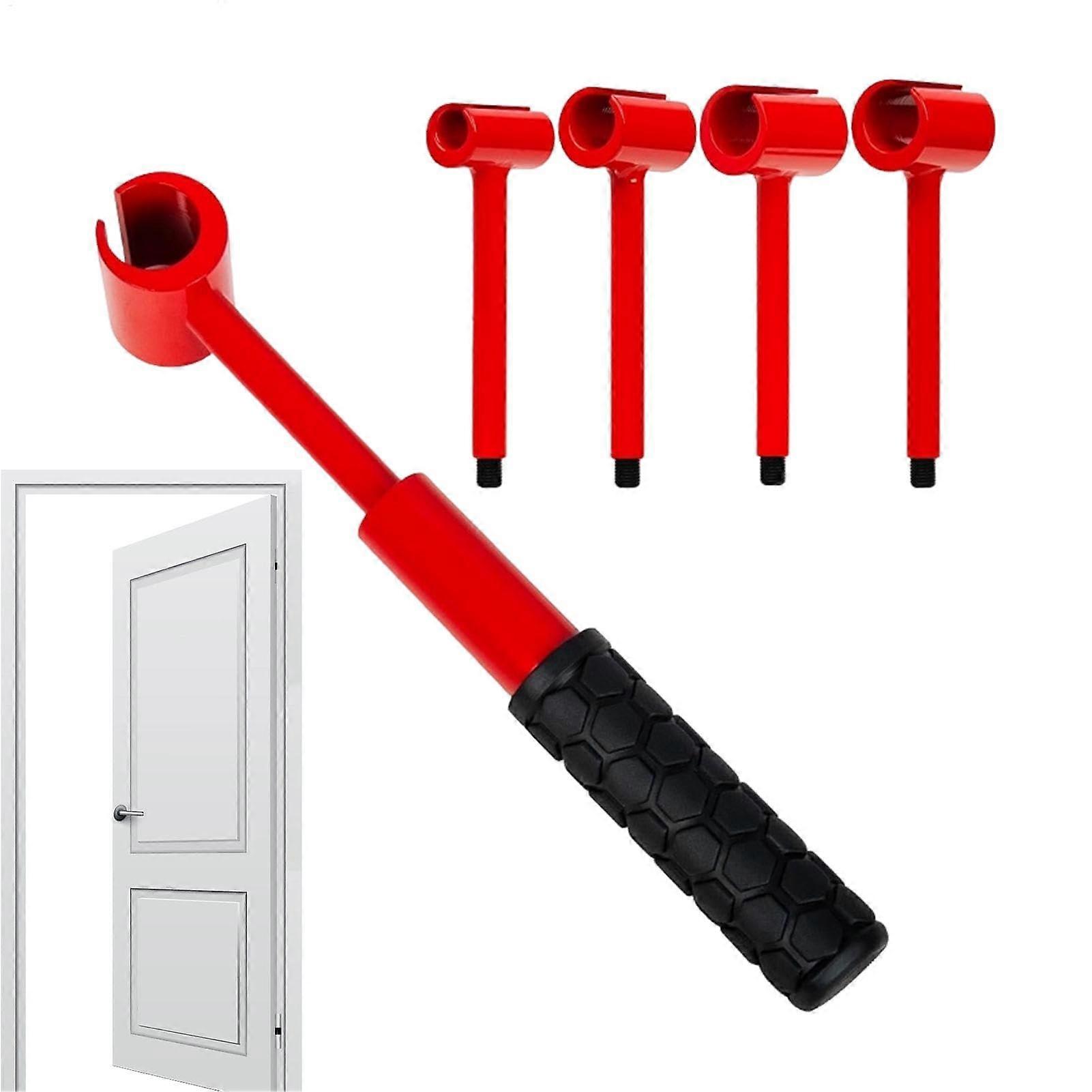 Door Hinge Adjustment Tool - 4-in-1 Heavy-Duty Door Gap Adjuster Tensioner for Precise Home Garage Maintenance