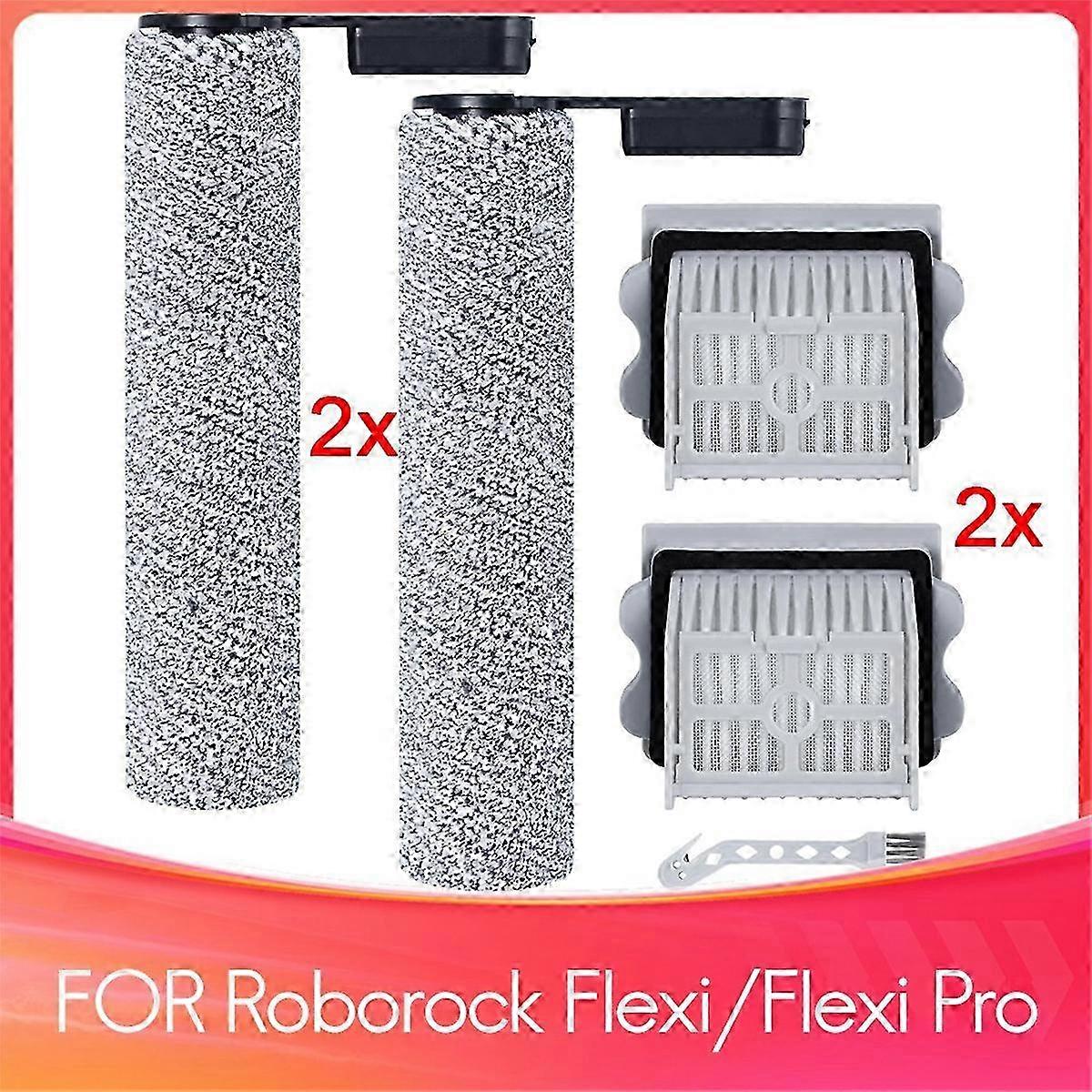 Accessory Kit for Roborock Flexi/Flexi Pro Vacuum - HEPA Filter & Rollers