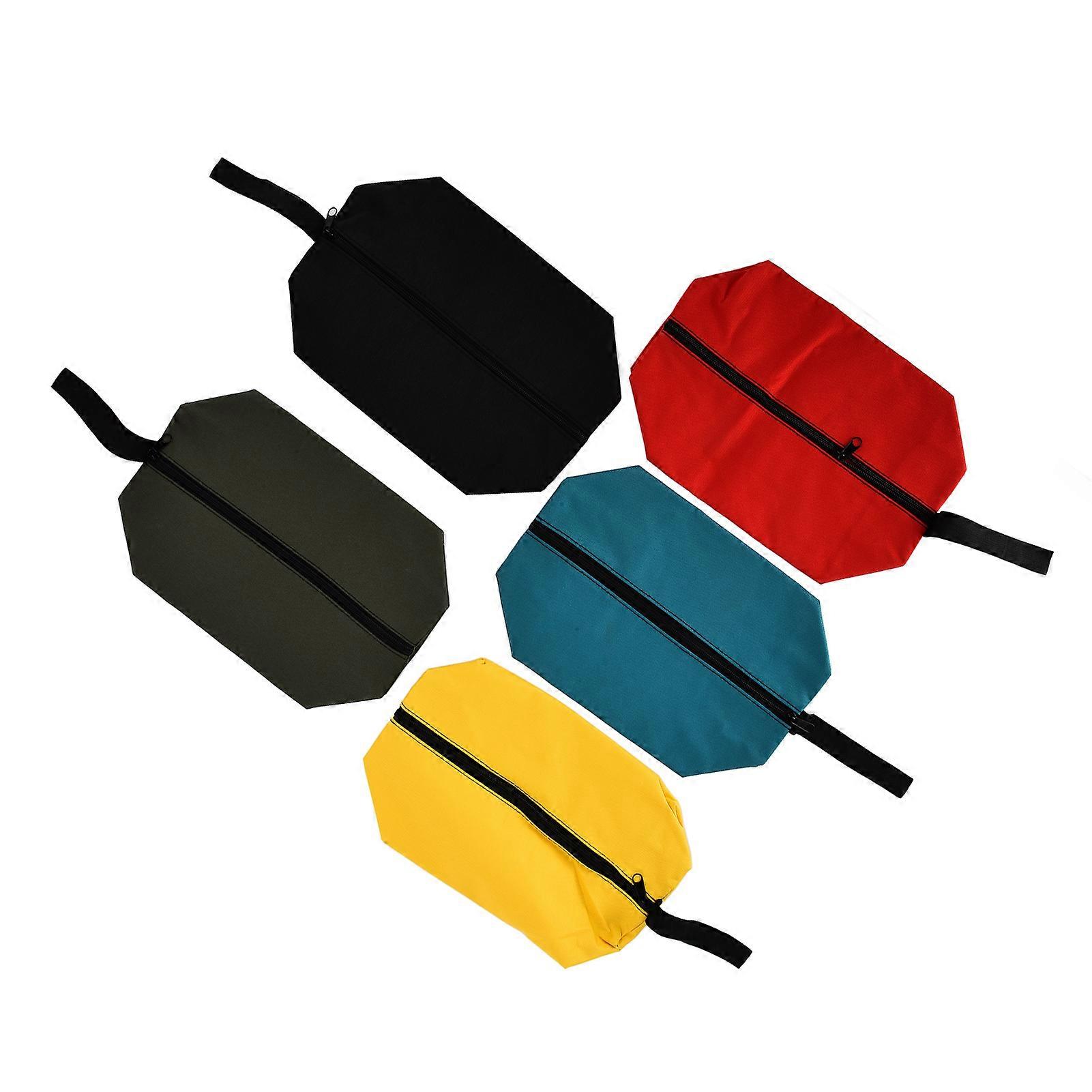 Small Multifunctional Zippered Tool Pouch 30x11cm, 5 Colors