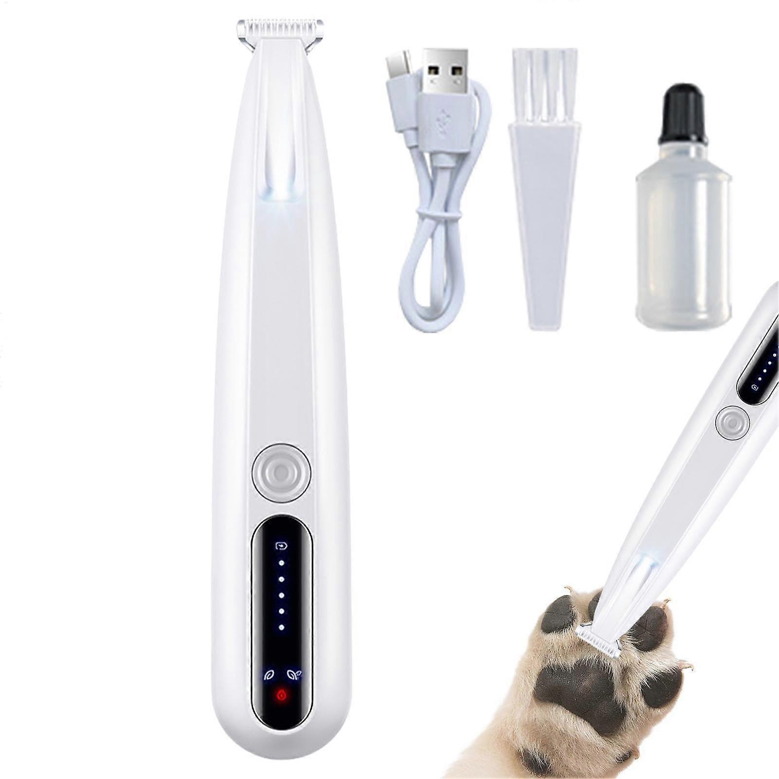 Dog Nail Clippers For Grooming Cordless Precision Trimmer With Smart Display Low Noise Cat Paw Trimmer