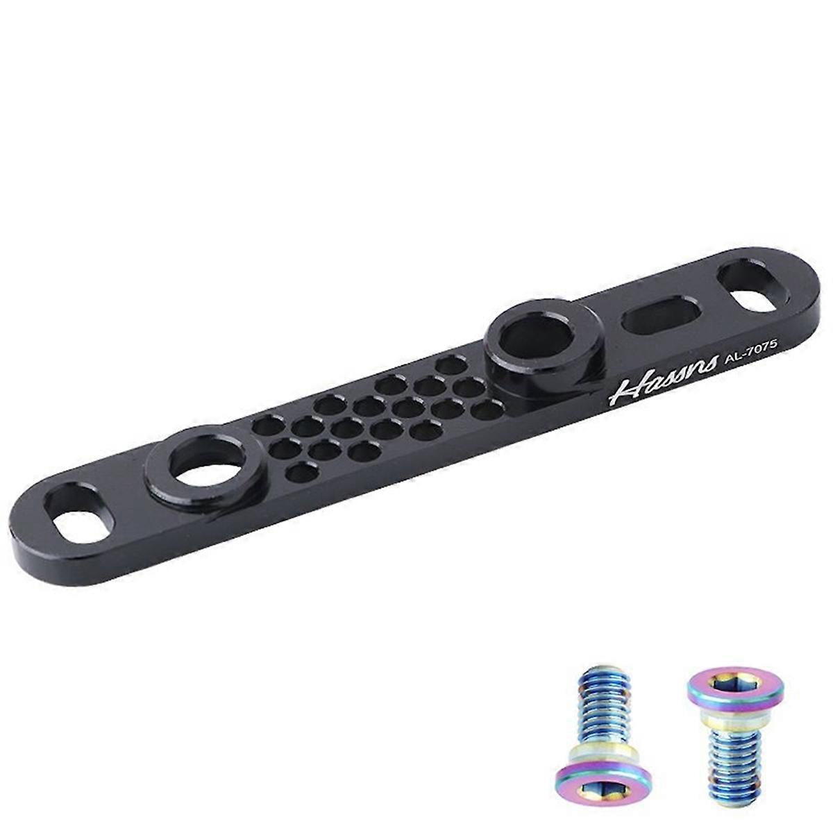 Bicycle Disc Brake Adapter CNC Disc Bracket Black Front
