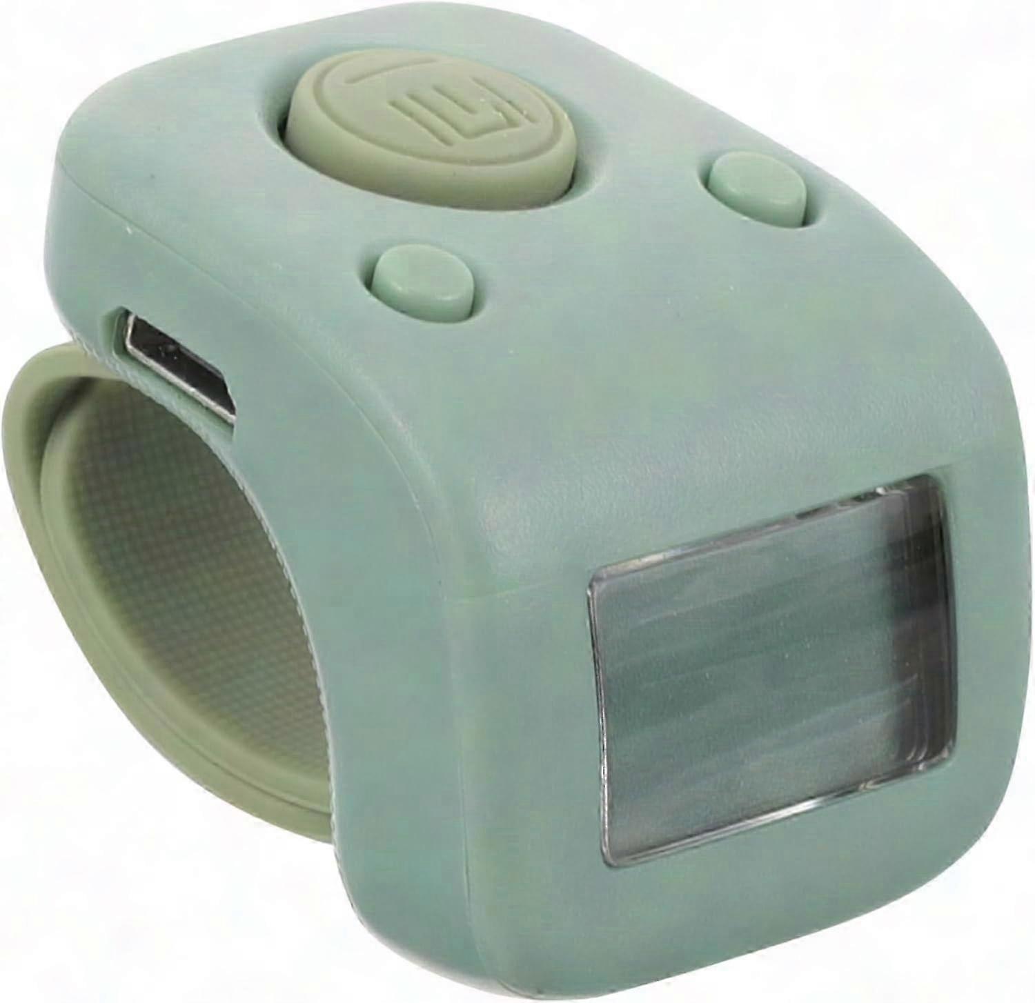 Rechargeable Silent Electronic Finger Counter with Ring Clicker for Swimming Lap Counting