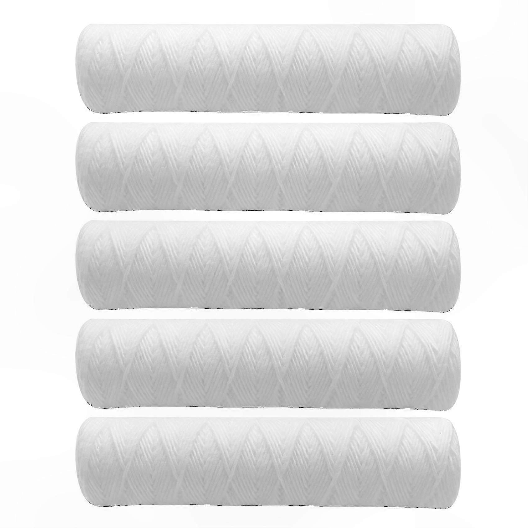 2.5 Inch String Wound Sediment Filter Cartridge, 10 Pack - Universal Fit for Water Filtration Systems