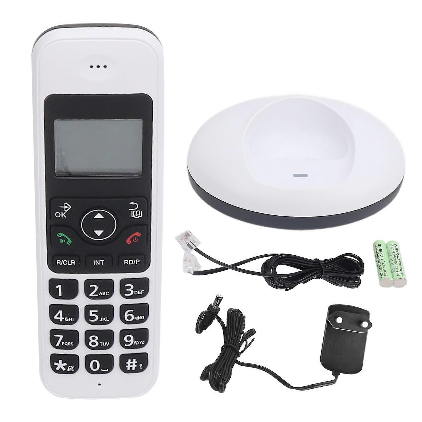 Handset Cordless Phone with Caller ID Waiting Call Blocking Full Duplex Speakerphone Backlit Display Big Buttons for Elderly