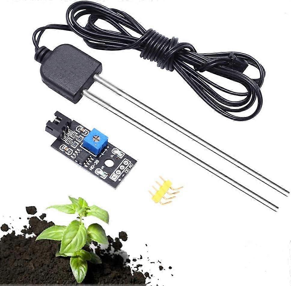 Bodenfeuchte-Sensor-Modul Bodenfeuchte-Detektionsmodul/Korrosionsbeständigkeitssonde für Arduino
