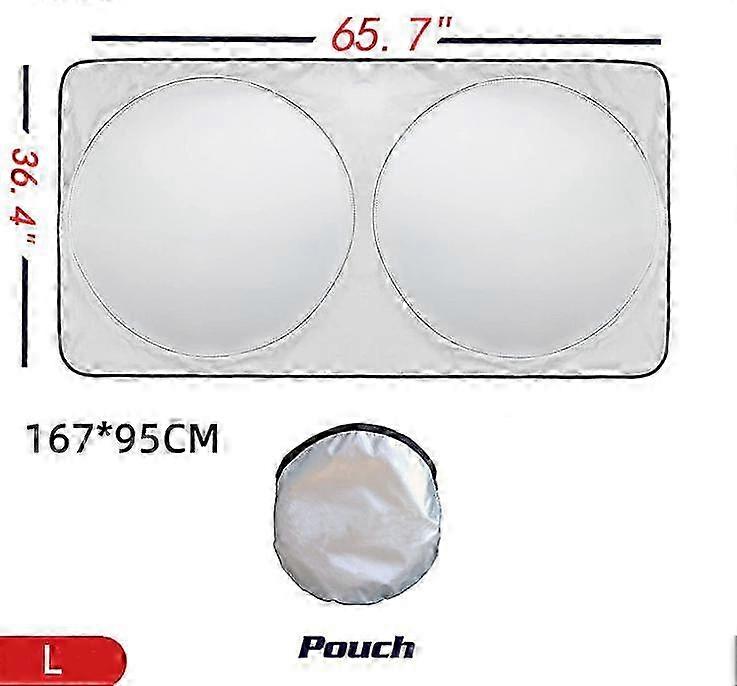 S/M/L/XL Car Sunshade Windshield Cover Auto Front Window UV Protect...
