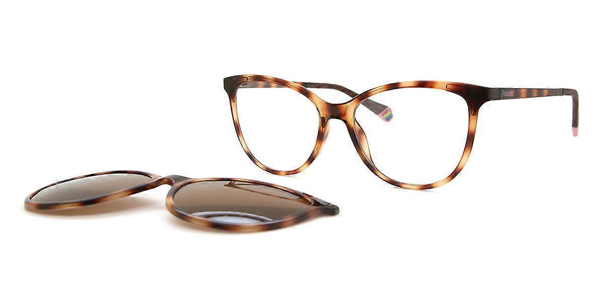 Polaroid PLD 6138/CS With Clip-On Polarized 086/SP Women Eyeglasses