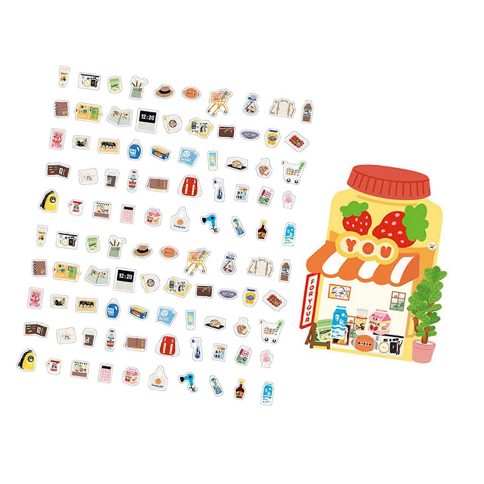 Planner Sticker Decorative PET Scrapbooking Decals for Notebook Type 2