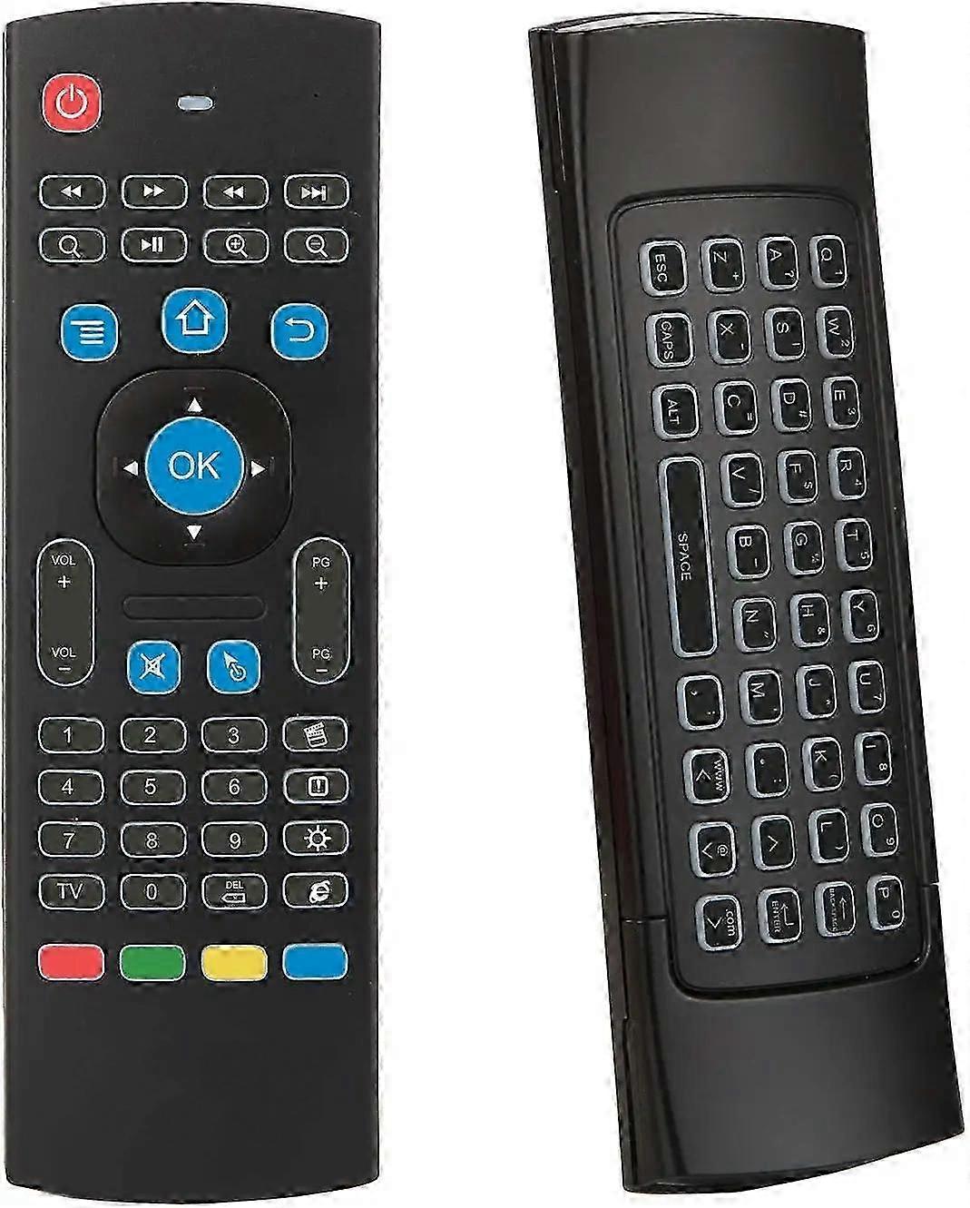 Android Remote MX3 Pro Backlit(New Version), 2.4G Backlit Wireless Keyboard &amp; Key-Learning, Best for Android TV Box/PC/Smart TV