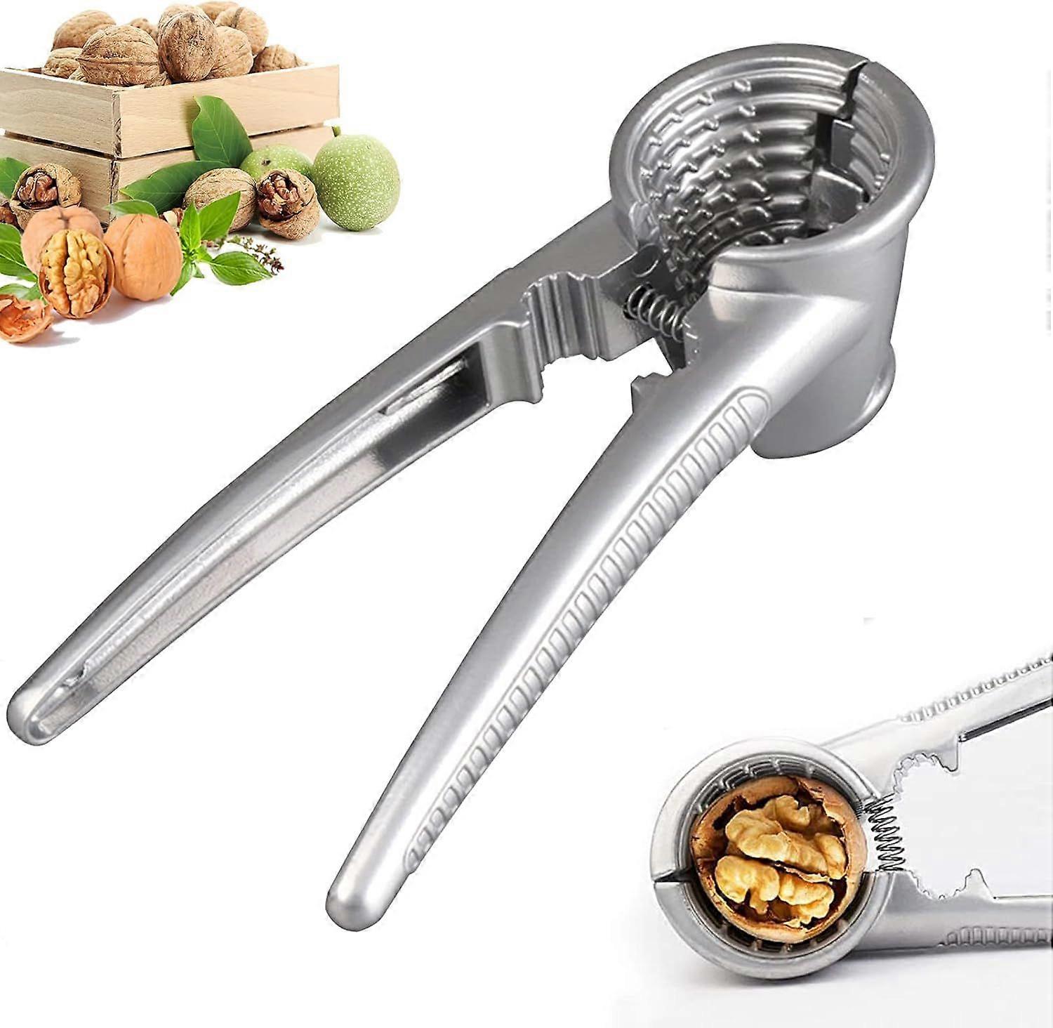 Nutcracker Walnut Cracker, 18 cm Nutcracker Nut Opener, With Non-Slip Handle