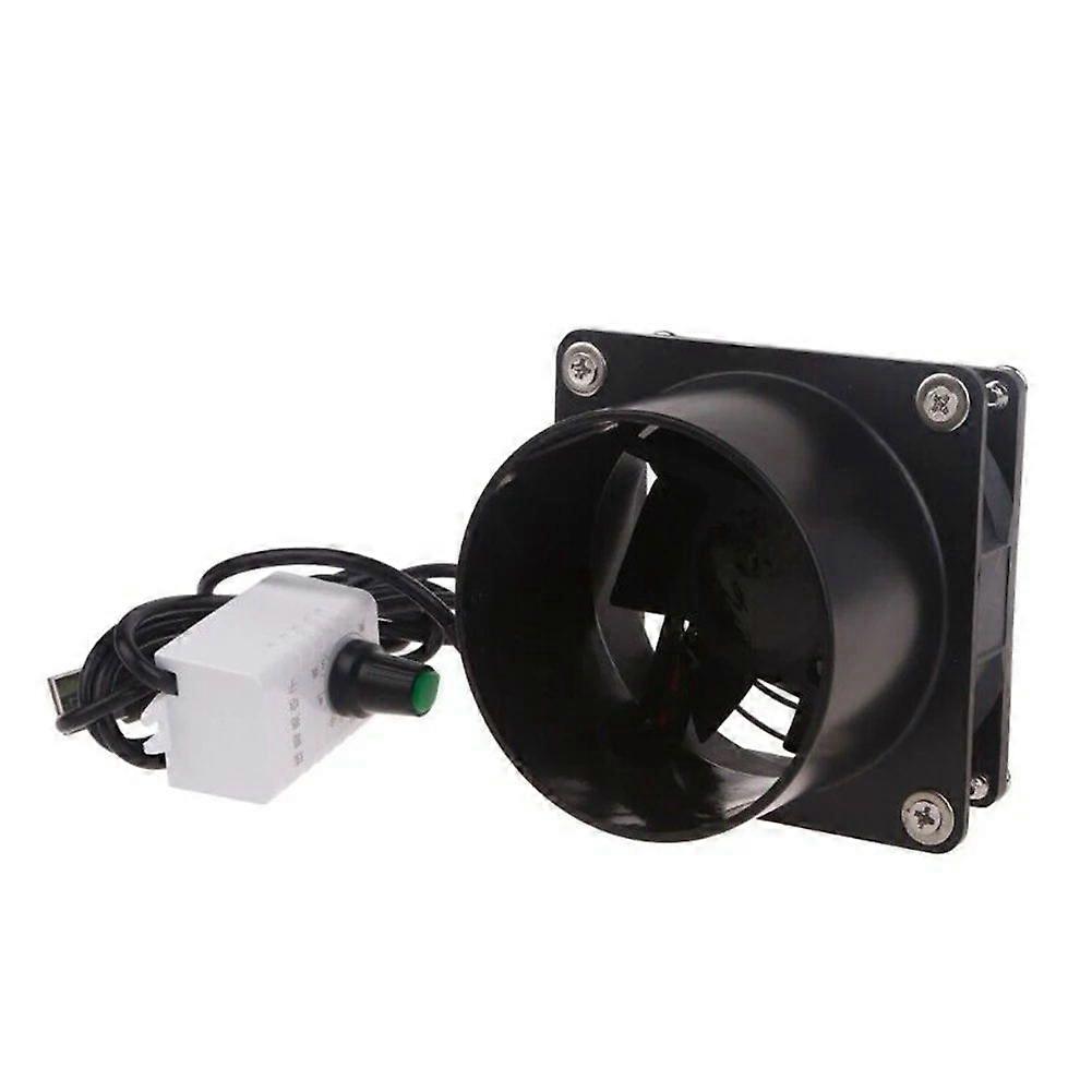 Smoke Absorber Fume Extractor Fan Pipe Duct Exhaust Fan USB Adjustable Speed Smoke Absorber Accessories A