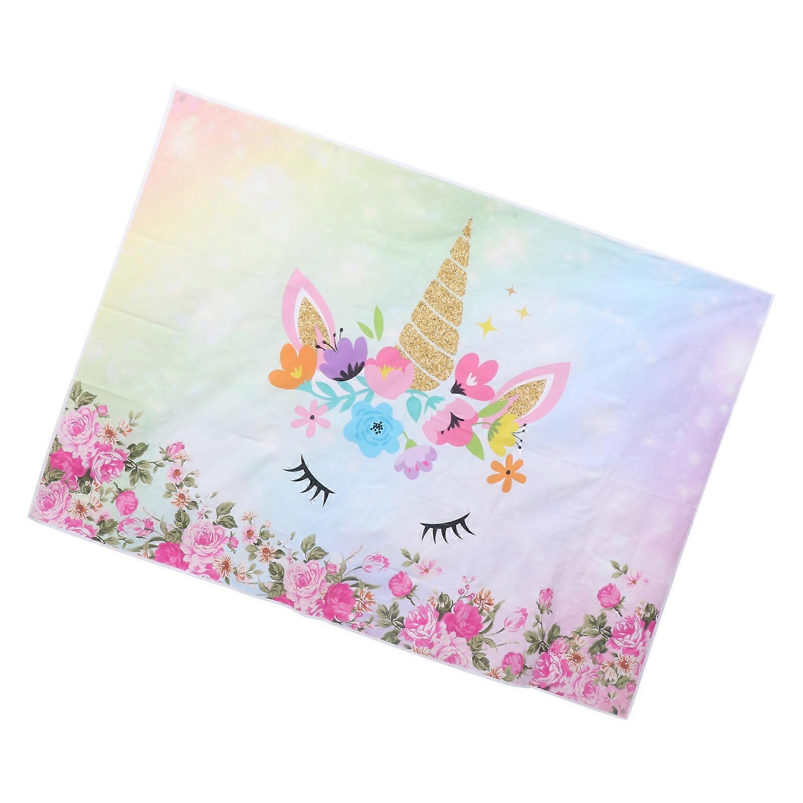 Birthday Theme Backdrop for Children Photographers Assorted Color Vinyl Cloth 1Pcs