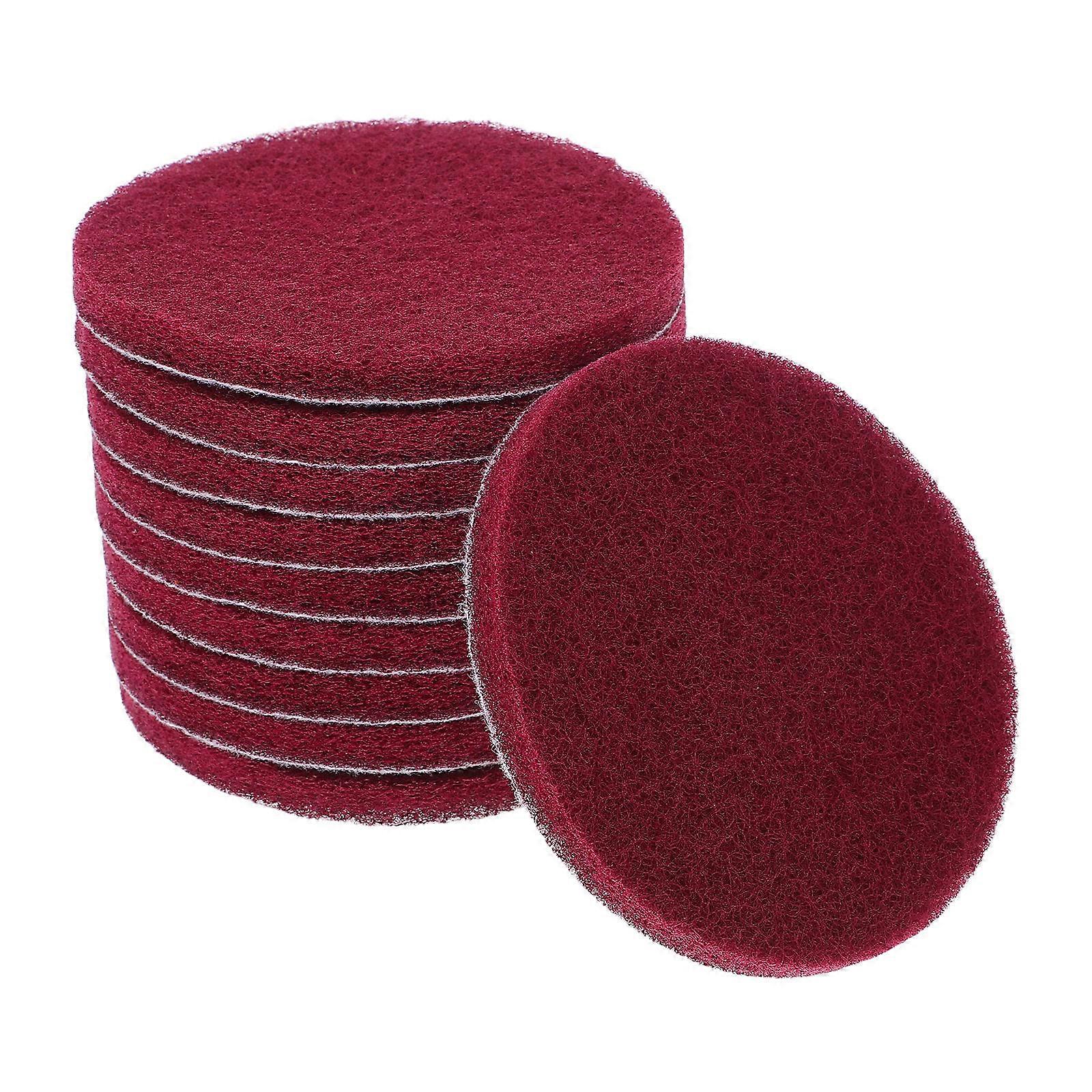 Nylon Sanding Discs for Polishing and Grinding Tools Efficient Daily Use Dark Red 10pcs