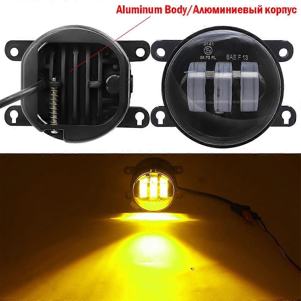 Applicable 2 Pcs 30W H11 LED Fog Light Accessories For Fiat Ducato (250_, 290_) 2006-2023 Car Left + Right Fog Lamp DRL Styling