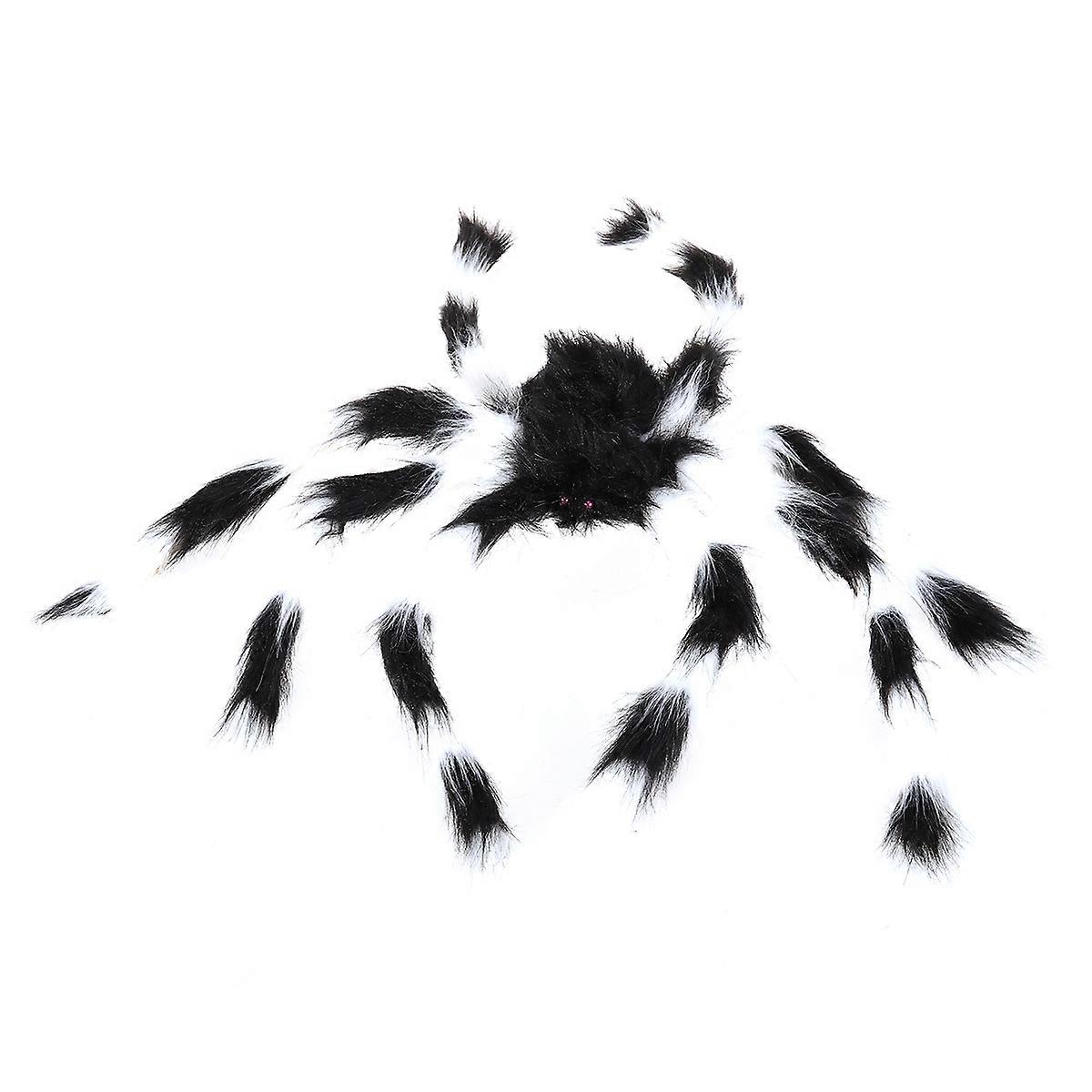 Plush Spider Halloween Decoration for Party Use Multicolor