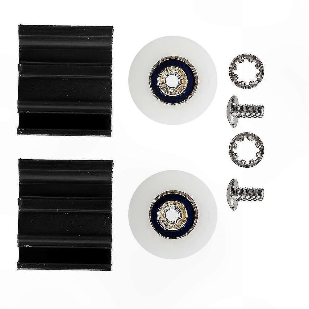 Greenhouse Door Wheel Replacement Kit - 2pcs, 22mm Size for Smooth Operation