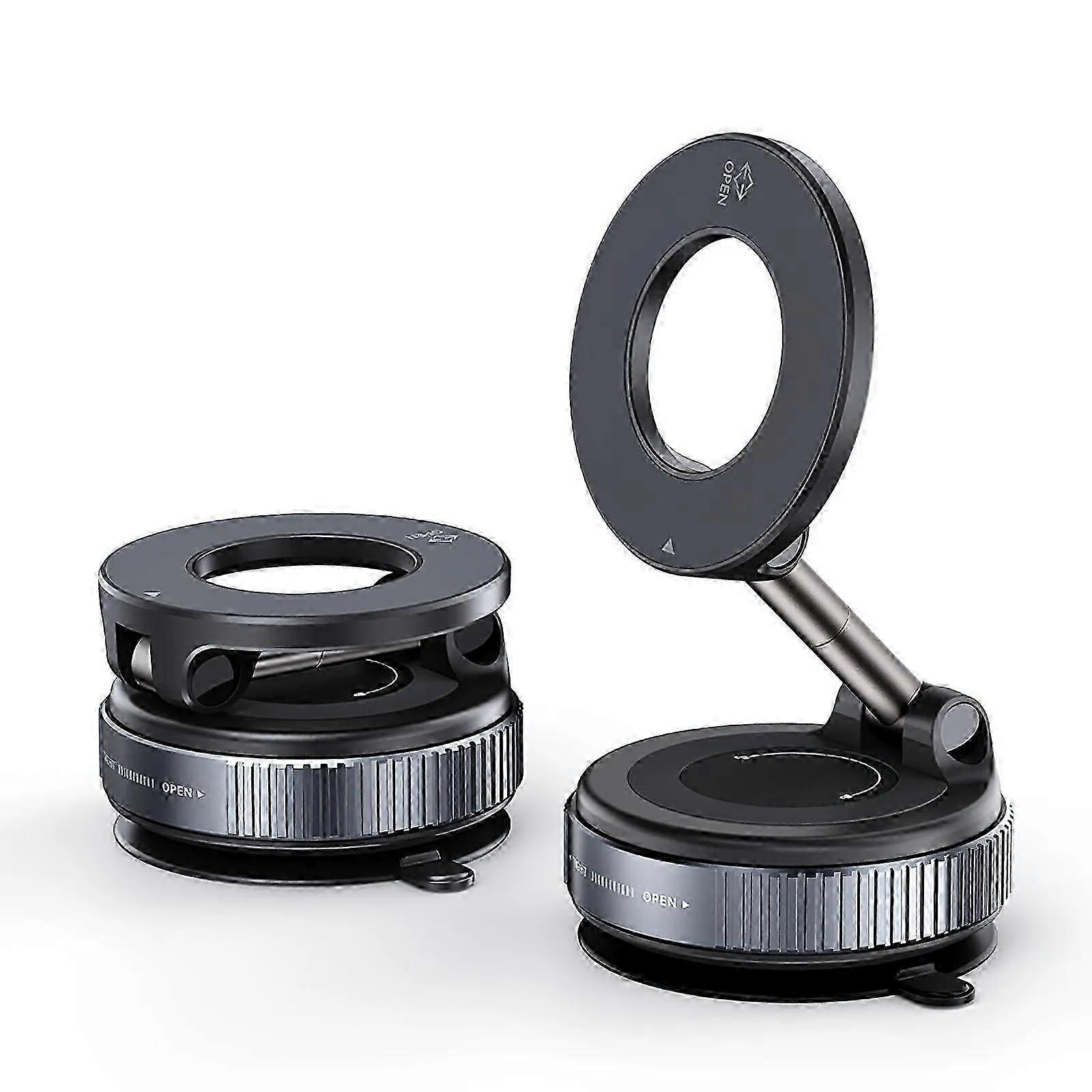 Strong phone mount with manual suction cup for smartphones
