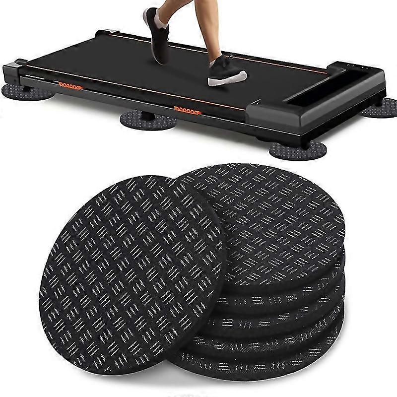 For 6pcs Nonslip Walking Pad Matnoise Reduction Exercise Equipment Mat For Under Treadmill Exercise