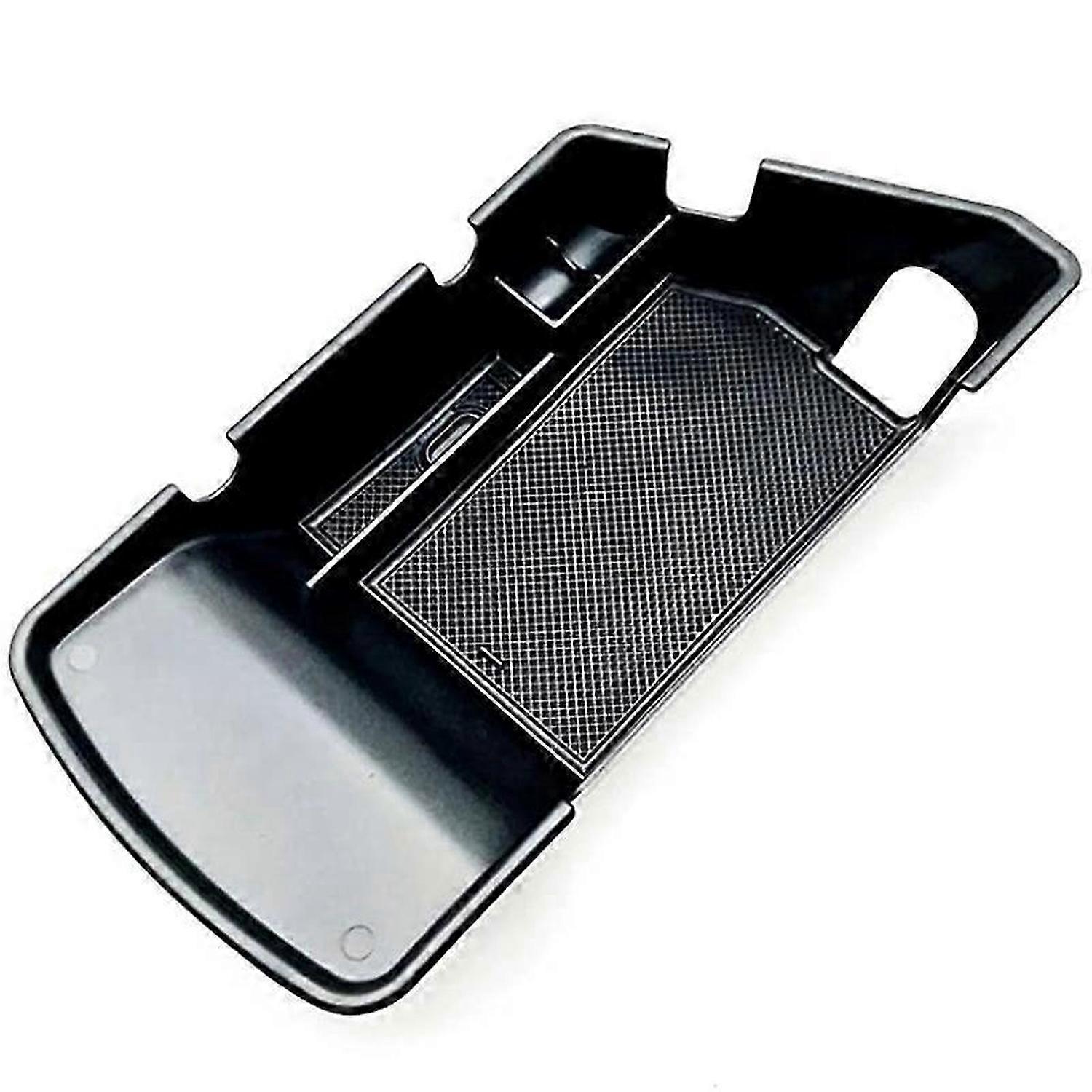 Car Console Storage Box with Mat Fit for 2015-2020