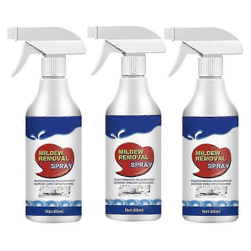 2025 60ML Mildew Cleaning Spray Mildew Cleaner Foam Quick Remove for Kitchen Bathroom