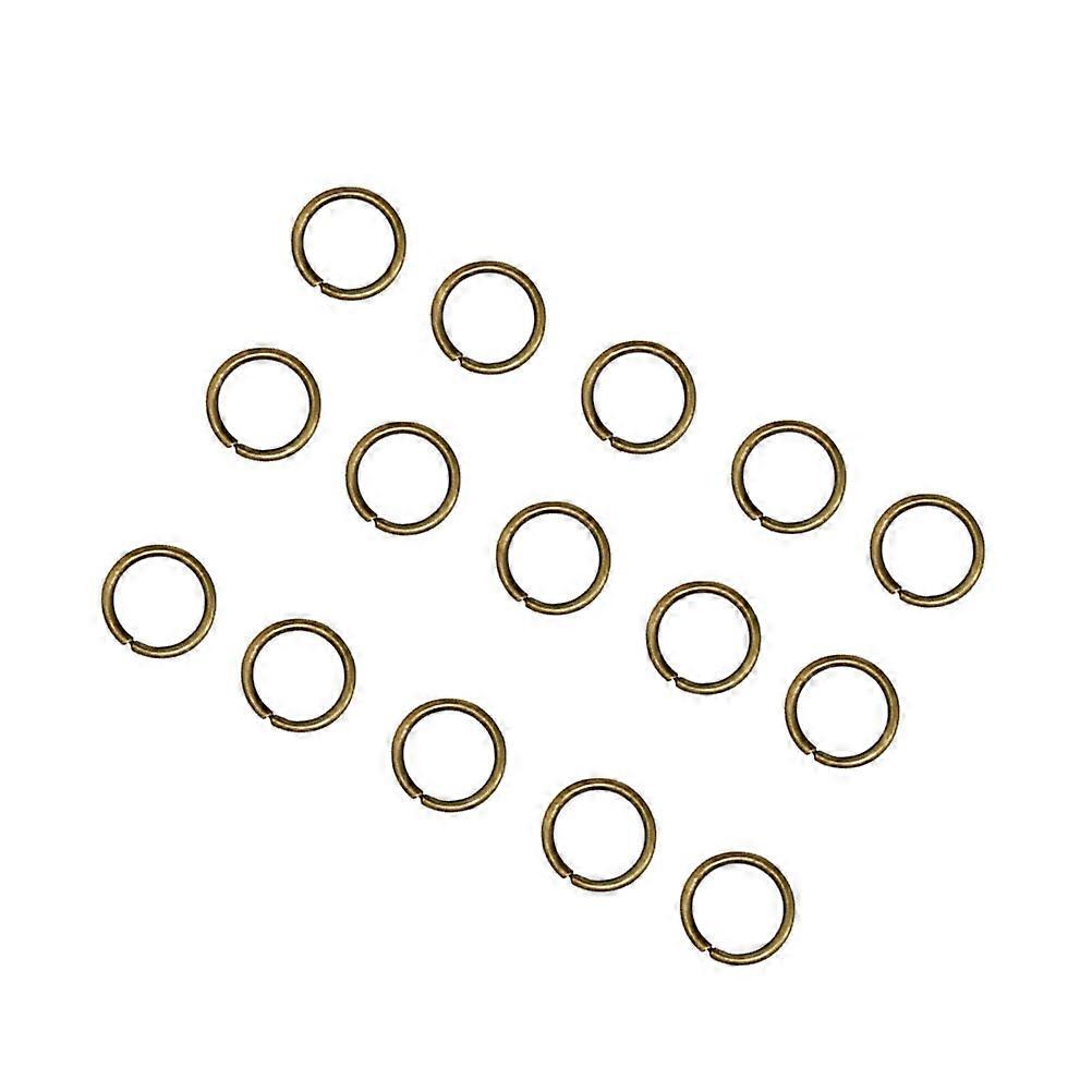 Open Jump Rings Circular Golden 0.7 x 0.6 cm Stainless Steel Linking 200Set