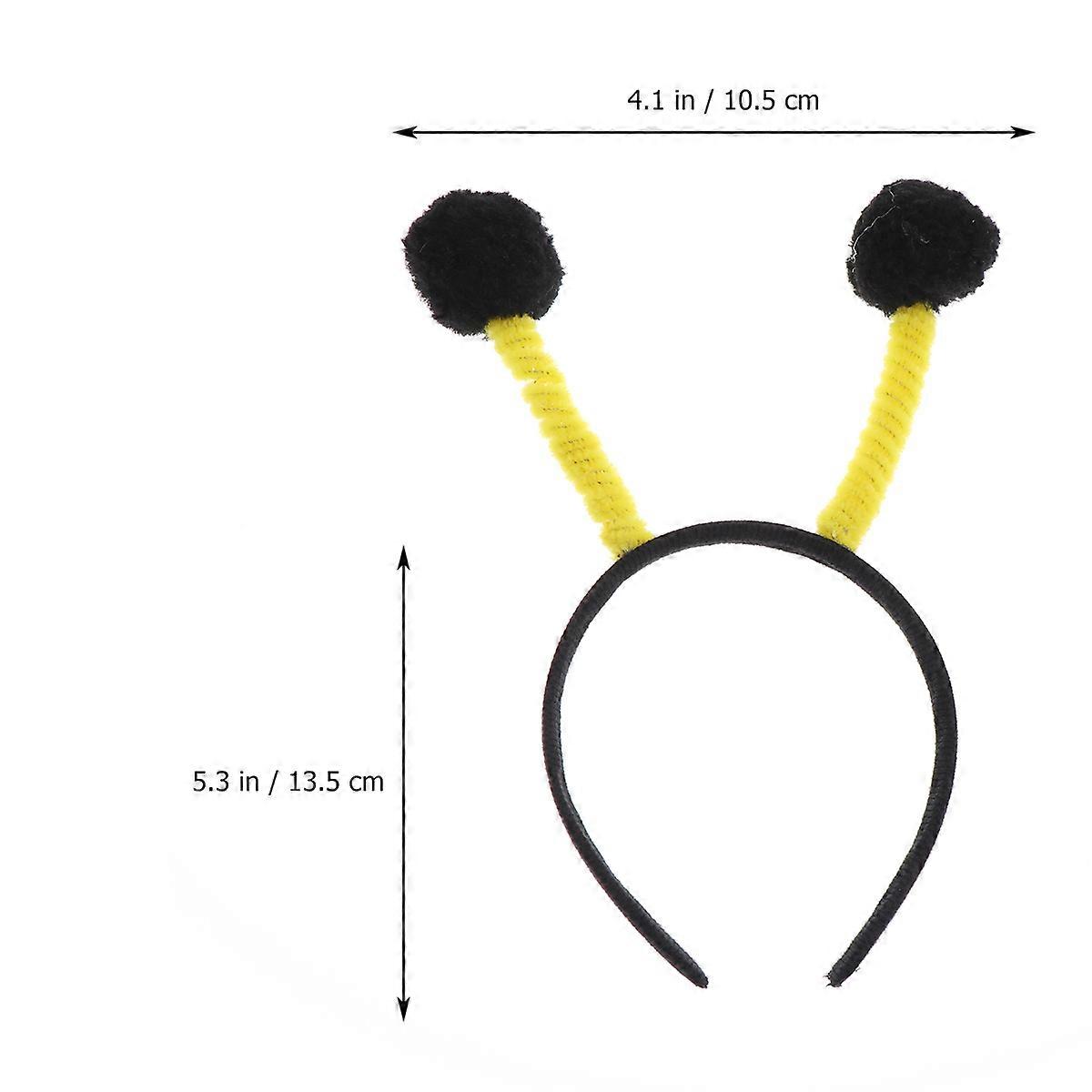 Honeybee Headwear for Hair Decoration 4Pcs Cosplay Headband