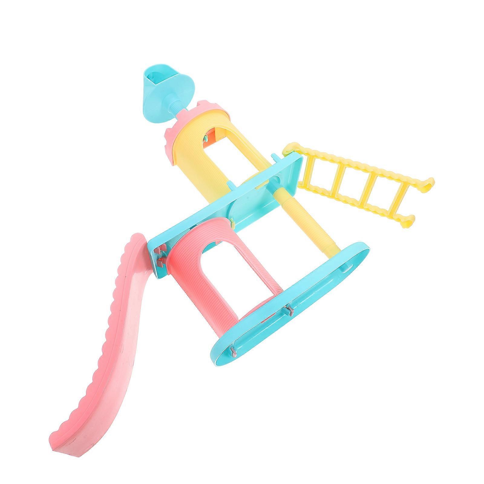 Playground Toy Ornament ABS Mini Playground Model for Desktop Decor Space-Saving