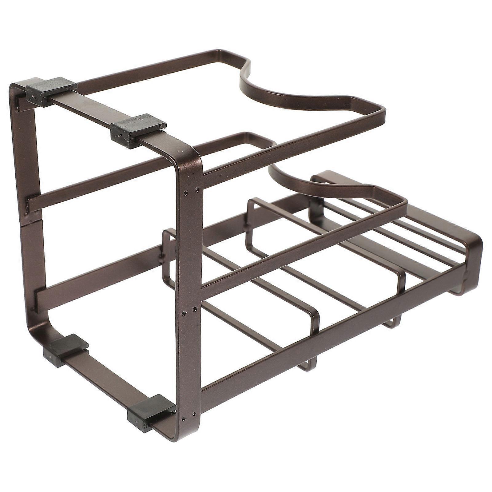 Pot Lid Organizer Cutting Board Holder Rack for 2Pcs Kitchen Storage