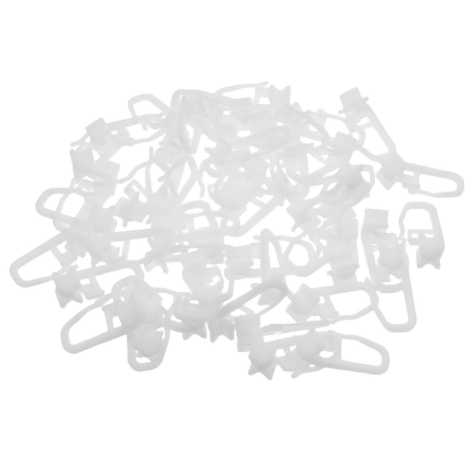 PVC Curtain Track Hook Pulley for Replacement Parts 250Pcs