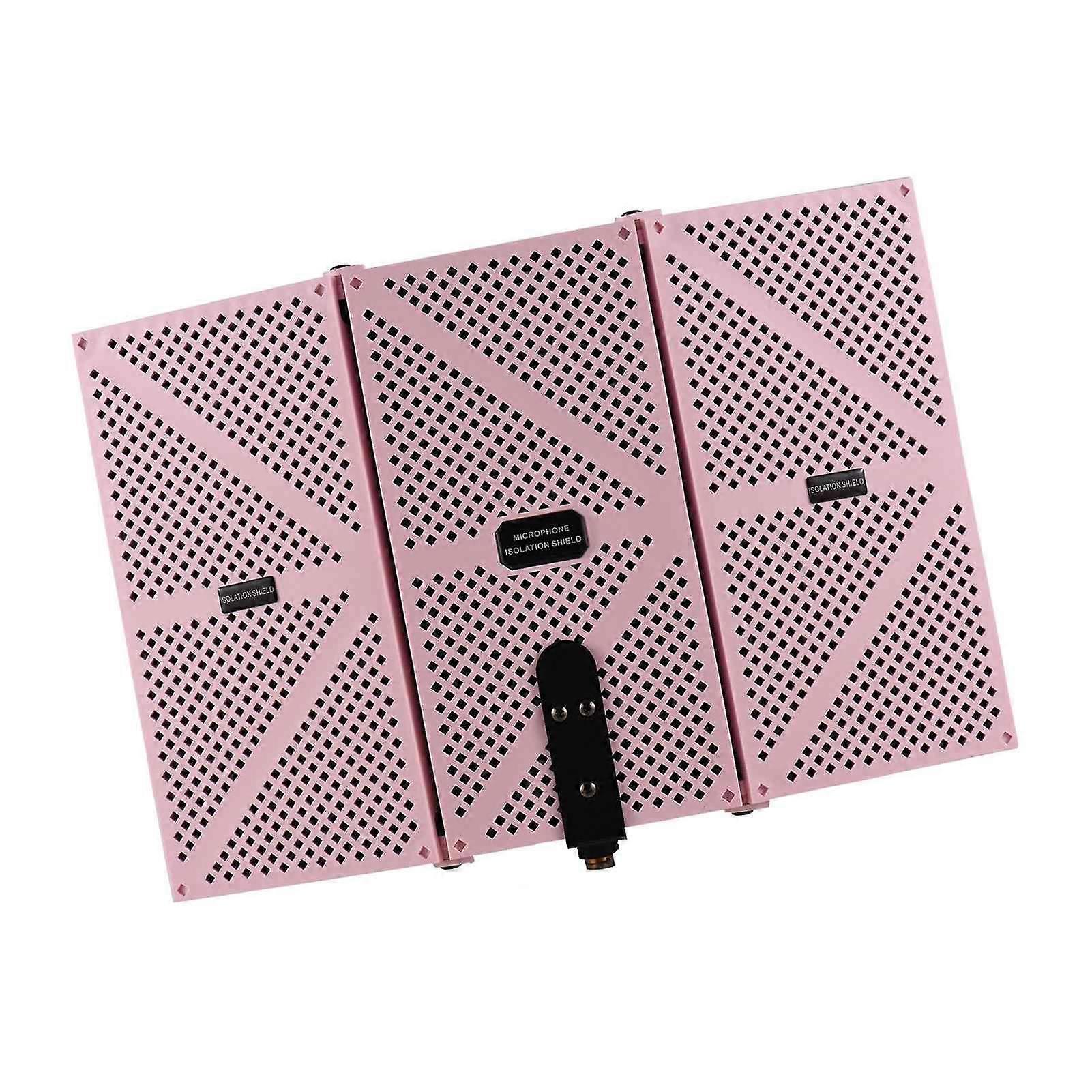 3-Door Studio Microphone Isolation Shield 450x300x45mm Foam Screen